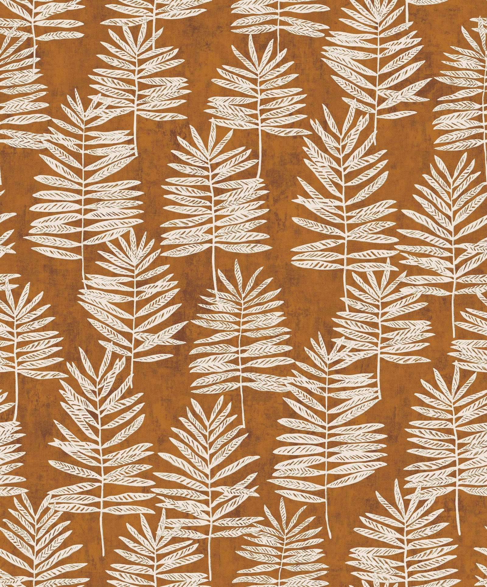 Tumbling Leaf wallpaper in orange color - pattern number DWP0365-06 - by Galerie in the Zen collection