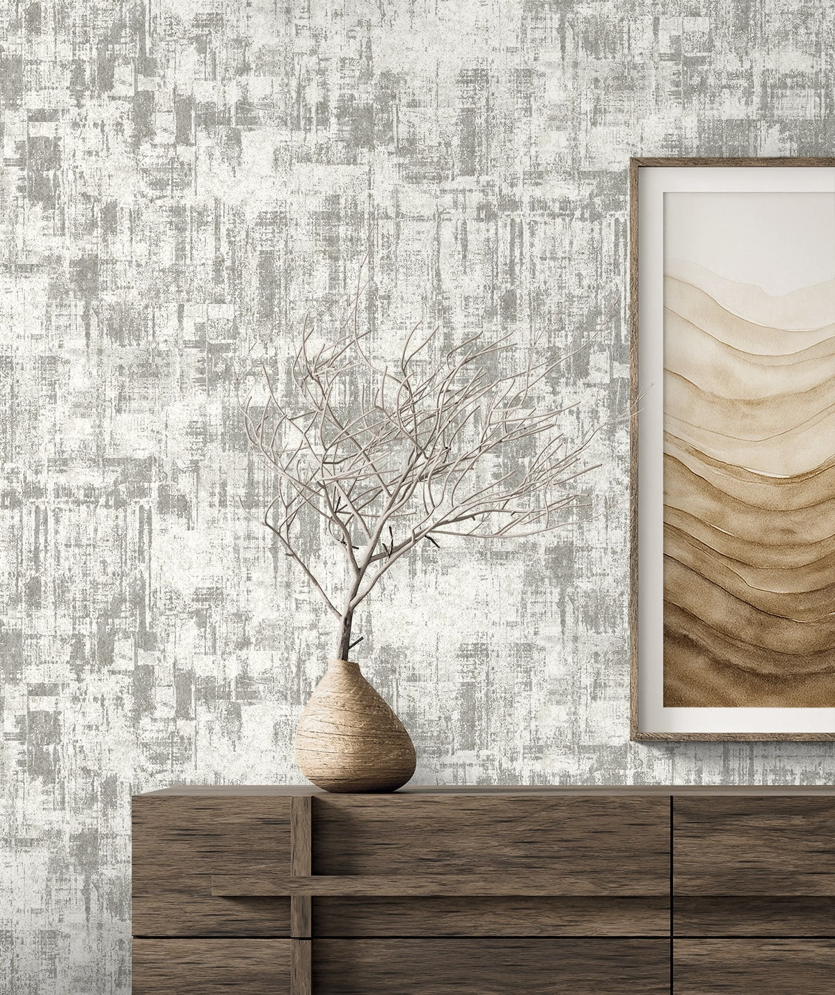 Flight fabric in slate color - pattern number EL20108 - by Seabrook in the Neutral Elements collection