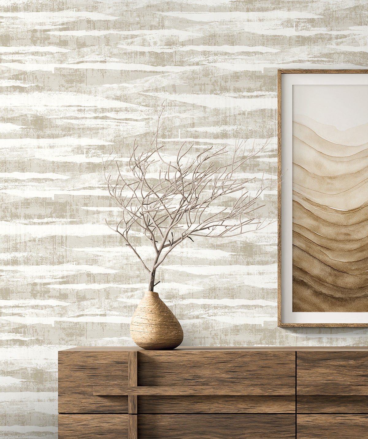 Nebulite wallpaper in latte color - pattern number EL20305 - by Seabrook in the Neutral Elements collection