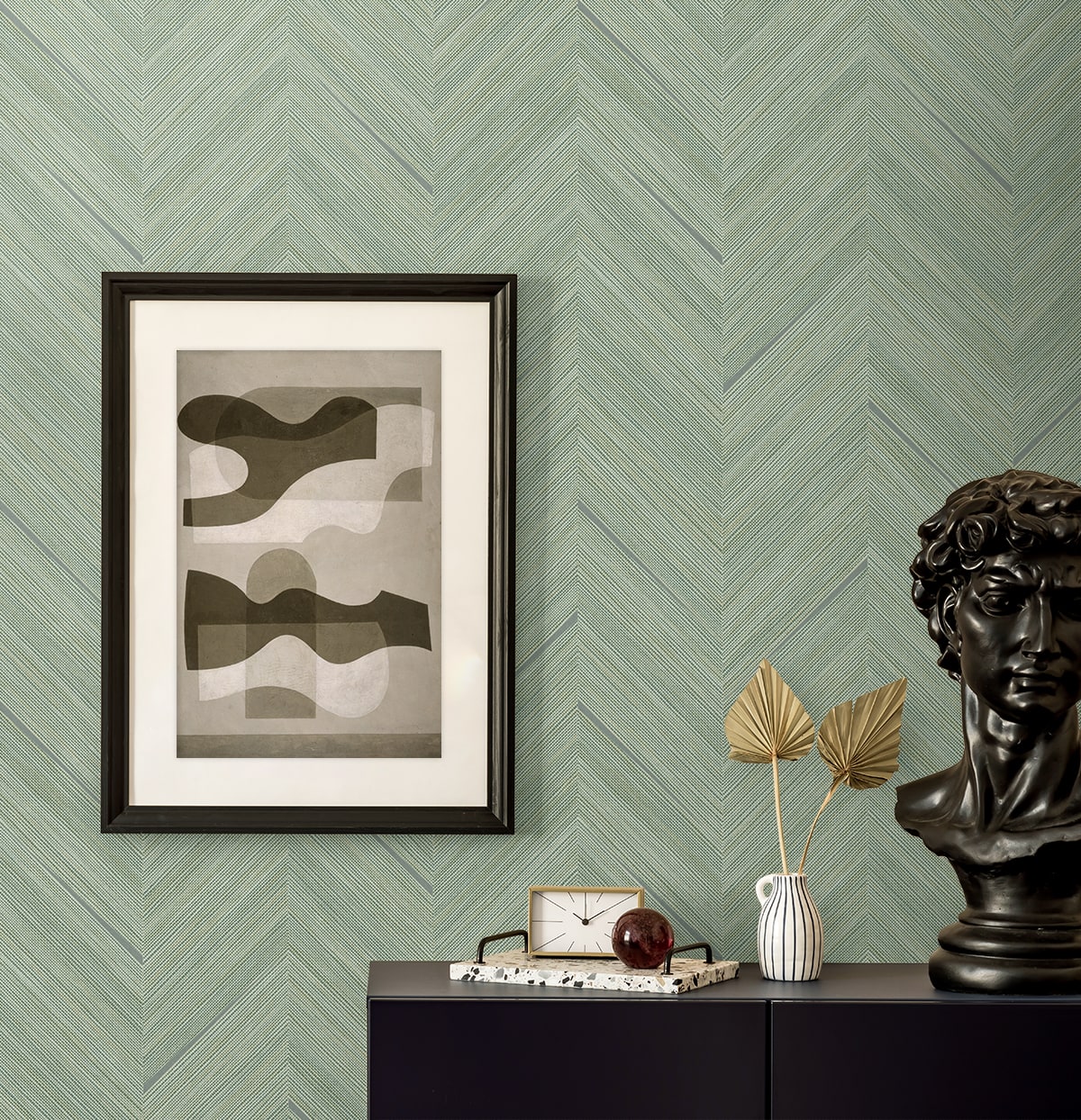 Strand Wallpaper in seafoam color - pattern number EN40314 - by Seabrook in the Natural Grass Textures collection