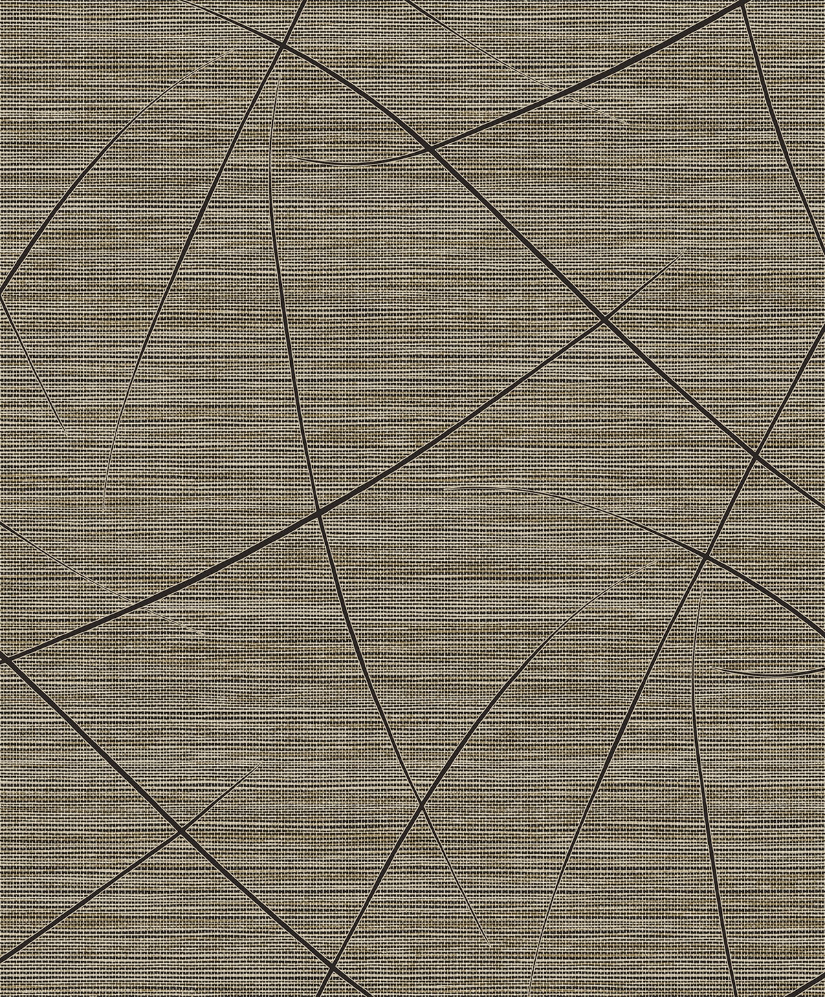Bract Wallpaper in black pepper color - pattern number EN40400 - by Seabrook in the Natural Grass Textures collection