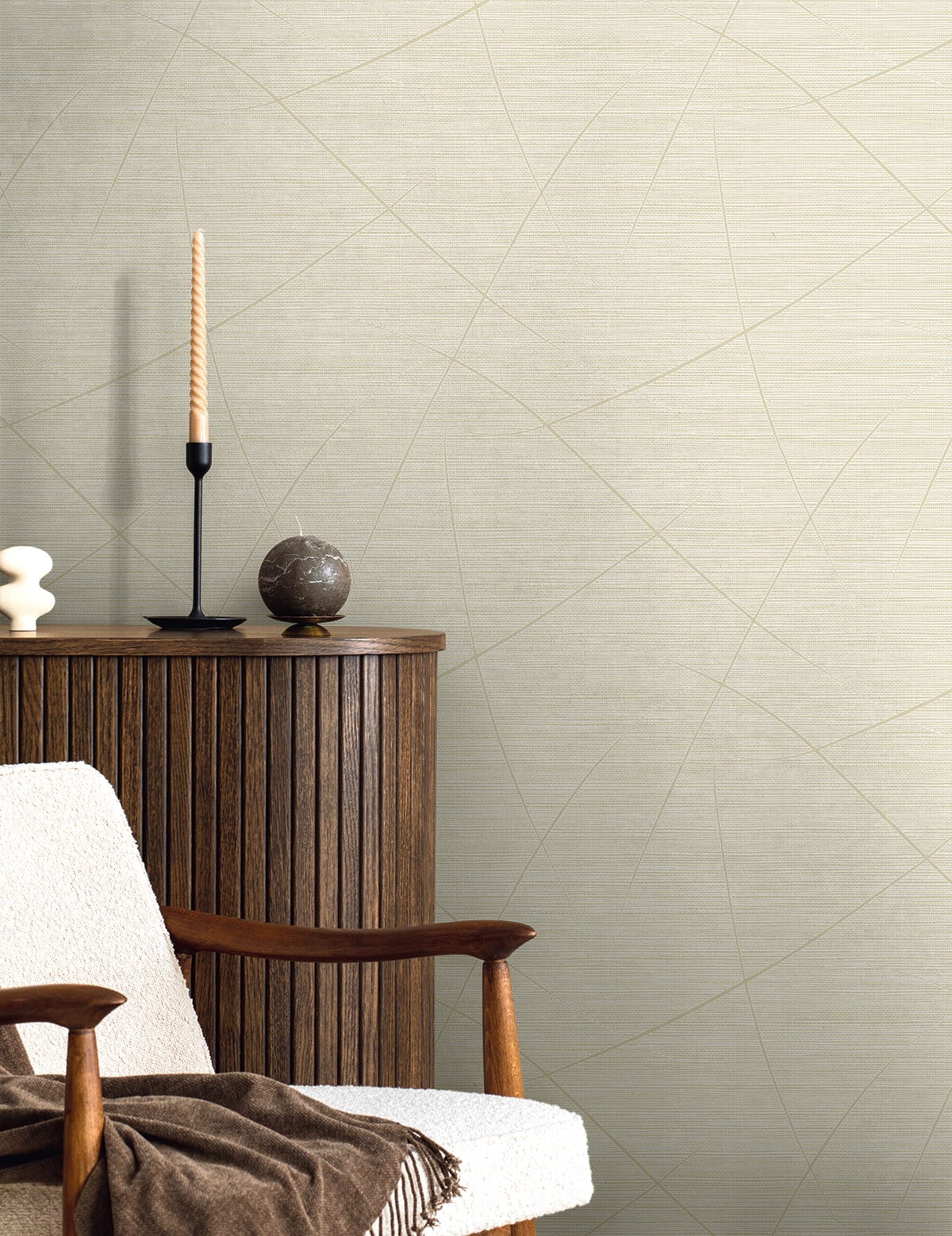 Bract Wallpaper in sand color - pattern number EN40403 - by Seabrook in the Natural Grass Textures collection