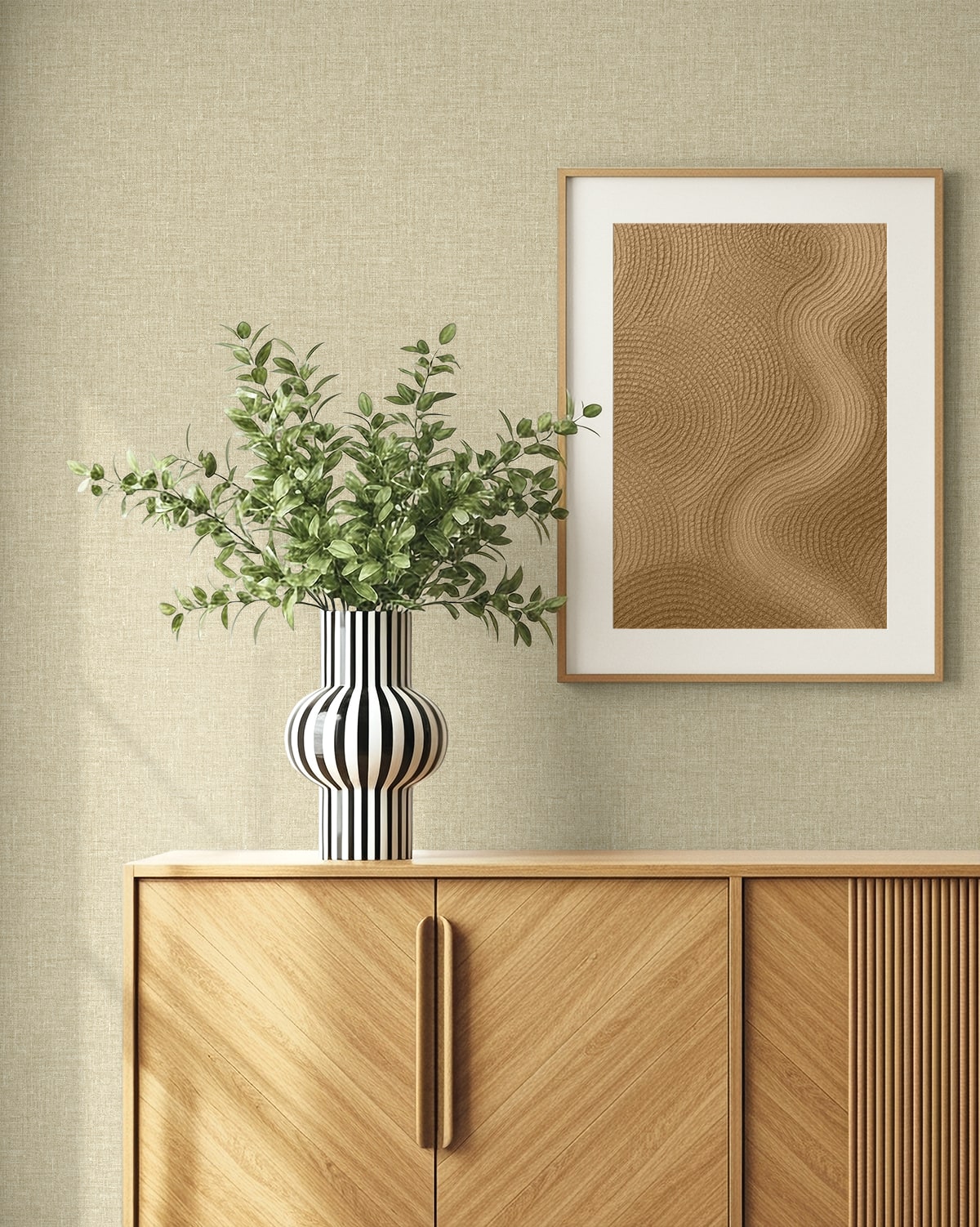 Loom Wallpaper in toastec flour color - pattern number EN40906 - by Seabrook in the Natural Grass Textures collection