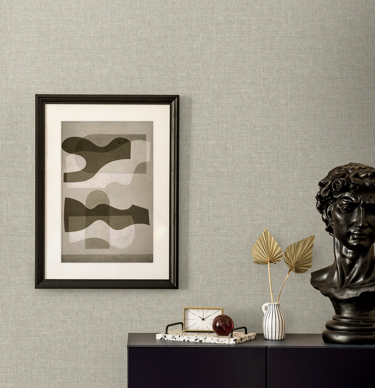 Loom Wallpaper in taupe color - pattern number EN40922 - by Seabrook in the Natural Grass Textures collection