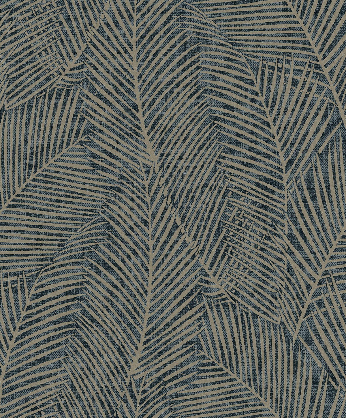 Pampas Palm Wallpaper in deep blue color - pattern number EN41002 - by Seabrook in the Natural Grass Textures collection