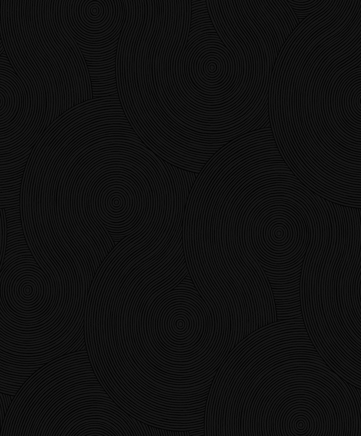 Swirl Geometric Prepasted wallpaper in ebony color - pattern number EP10700 - by Seabrook in the Etten Prepasted Wallcovering collection