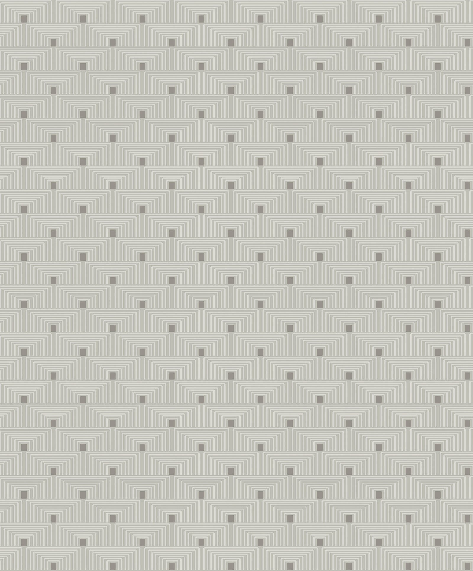 Geo Key wallpaper in silver grey color - pattern number F-PL3002 - by Galerie in the Boutique collection