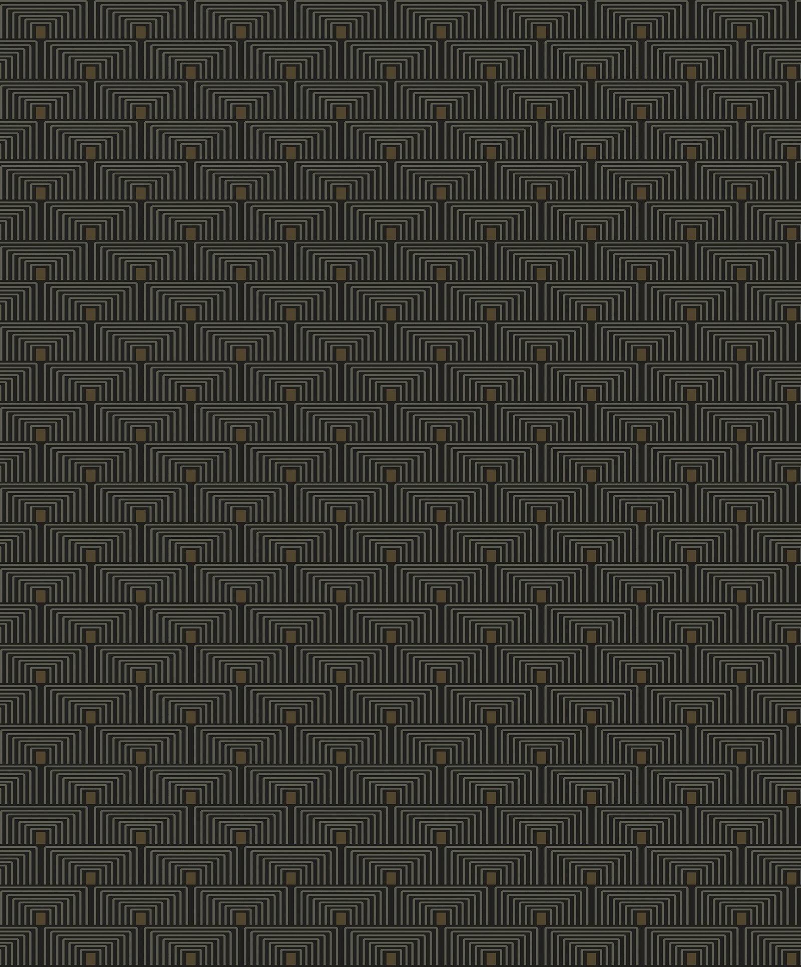Geo Key wallpaper in bronze brown color - pattern number F-PL3006 - by Galerie in the Boutique collection