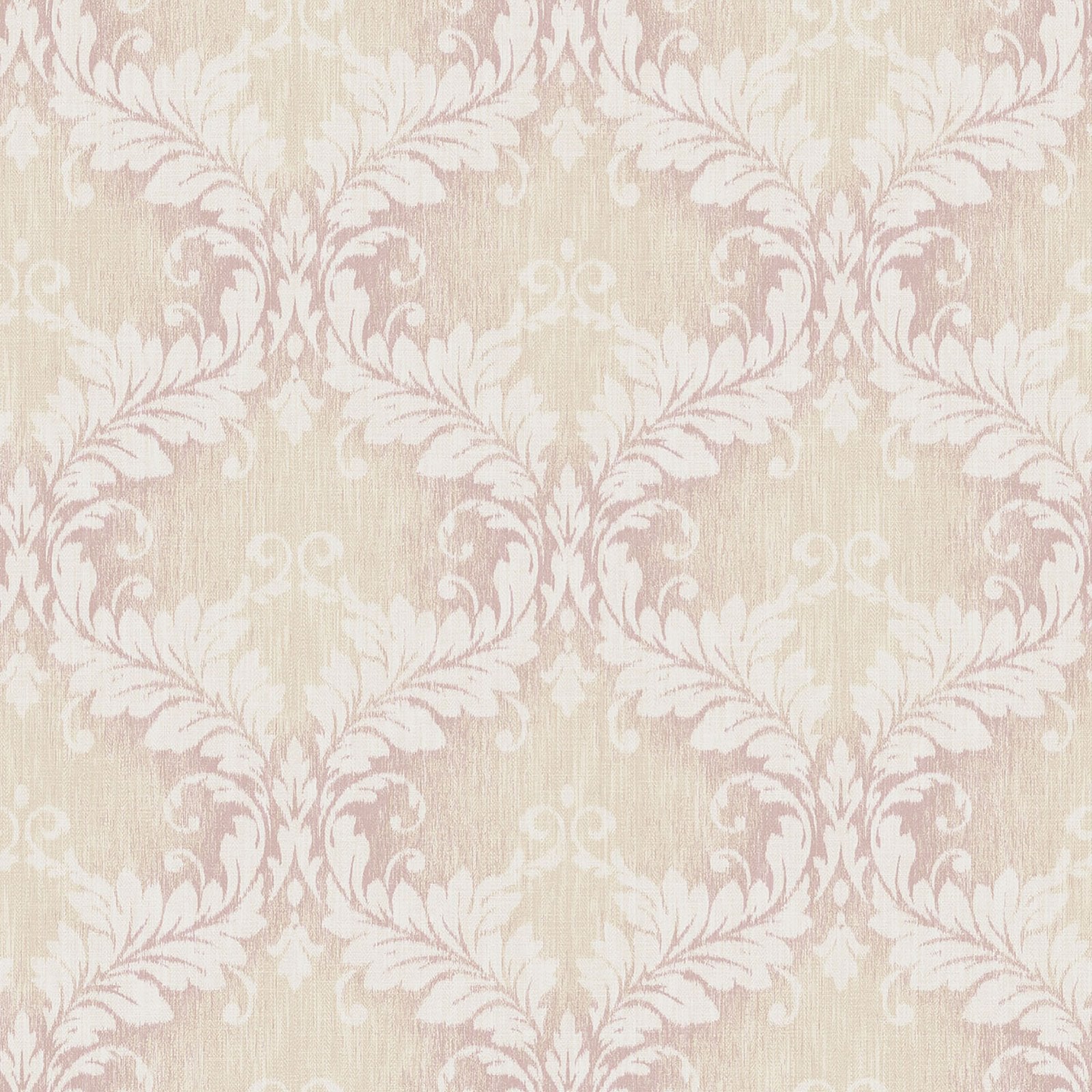 Damask wallpaper in pink color - pattern number G34131 - by Galerie in the Nordic Elements collection