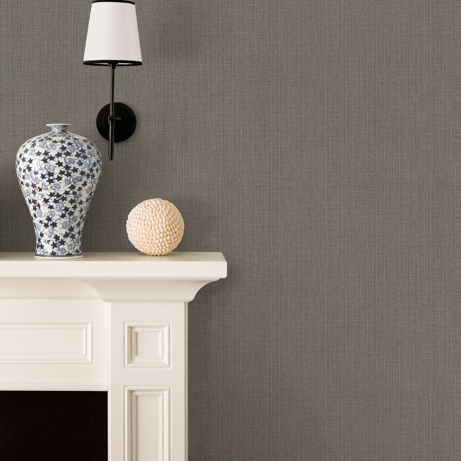Plain Texture wallpaper in bronze brown color - pattern number G34139 - by Galerie in the Nordic Elements collection
