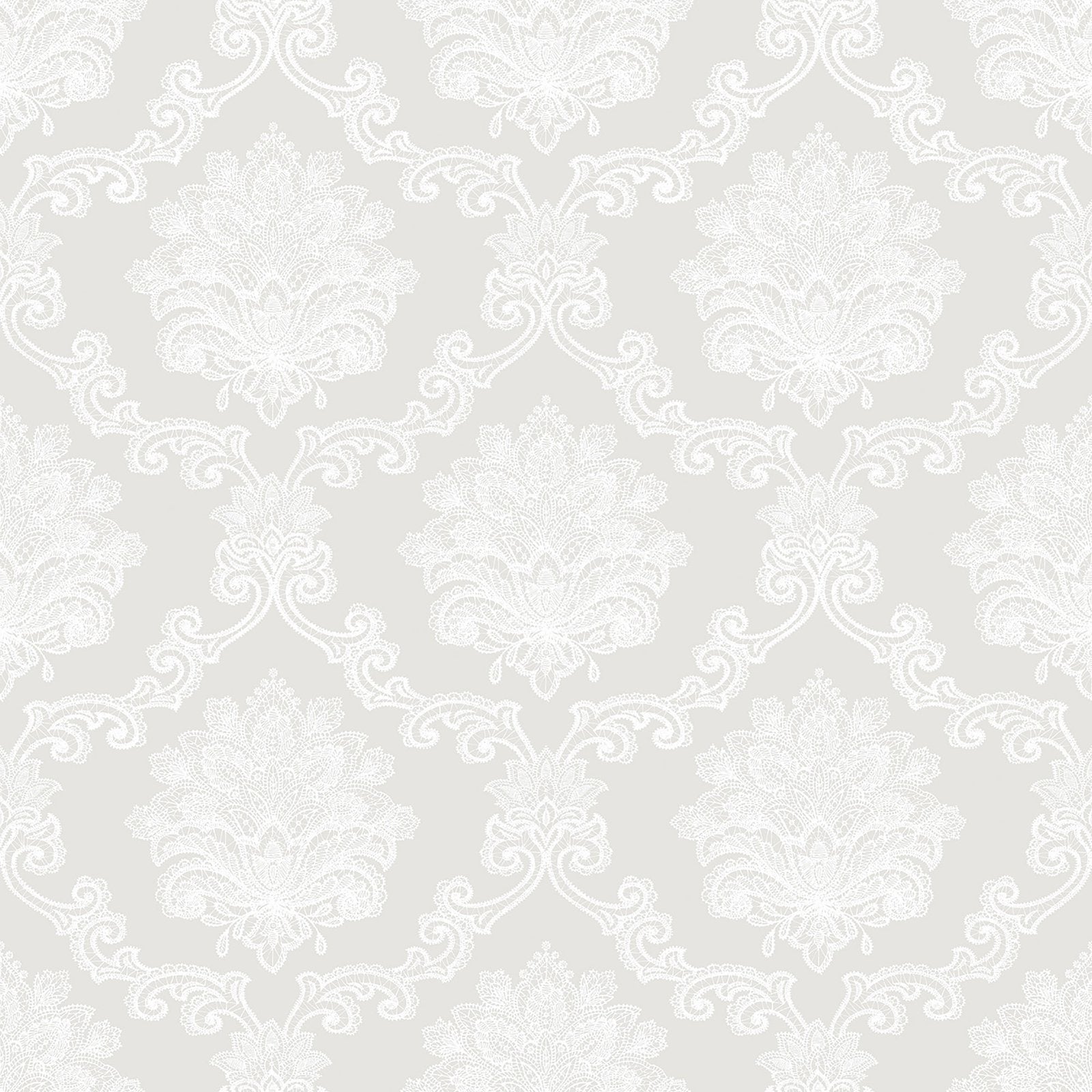Damask wallpaper in cream color - pattern number G56275 - by Galerie in the Nordic Elements collection