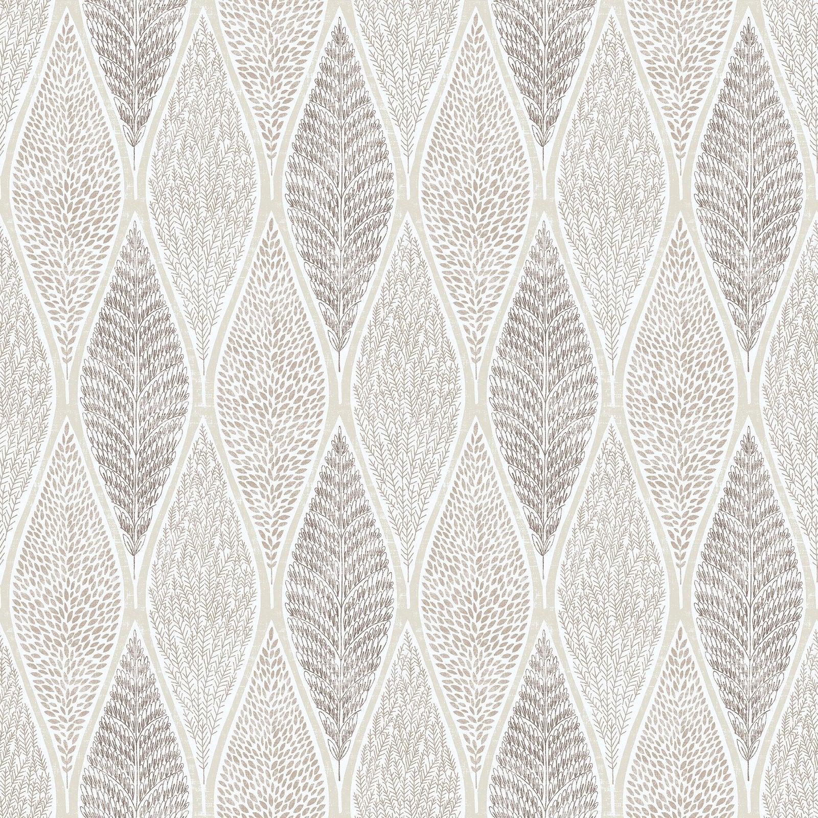 Tree Leaf wallpaper in beige color - pattern number G56369 - by Galerie in the Nordic Elements collection