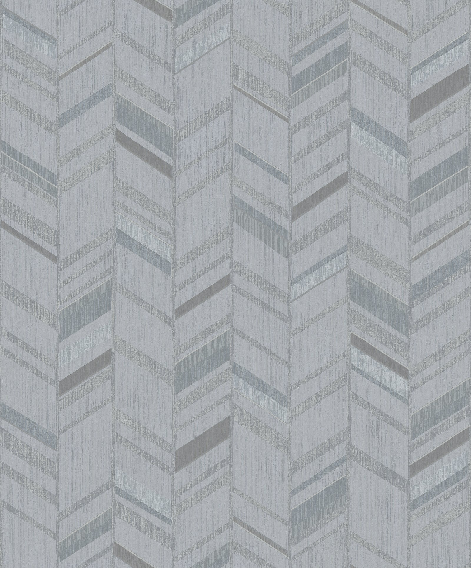 Glitter Chevrons wallpaper in silver grey color - pattern number G67711 - by Galerie in the Special FX 2 collection