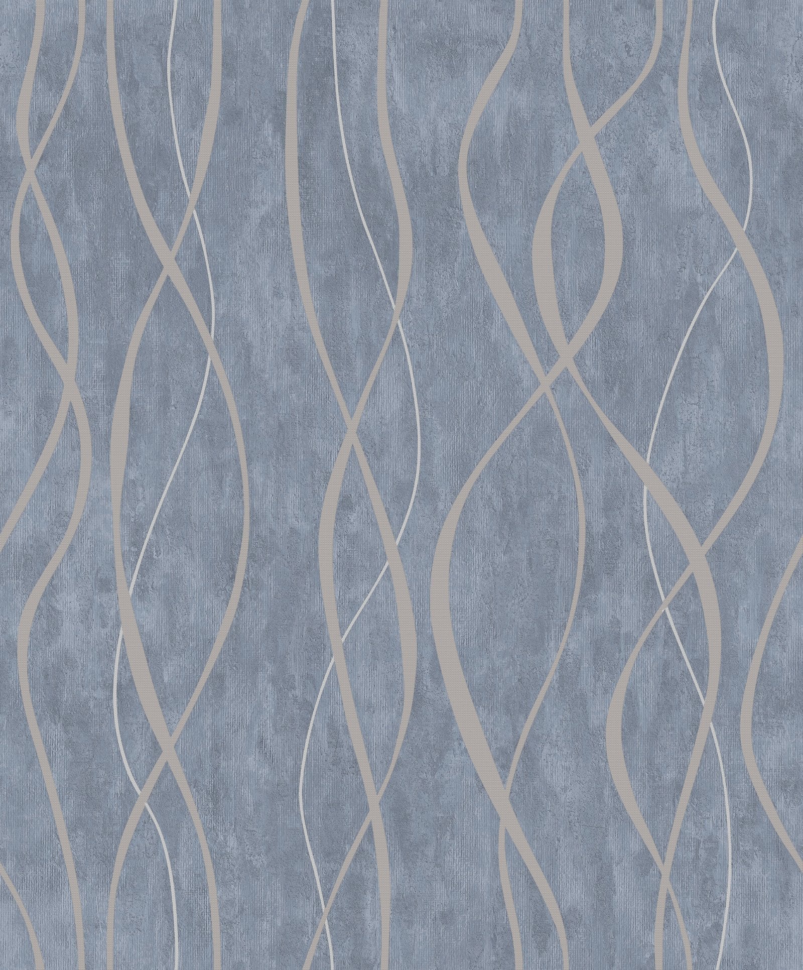 Glitter Ribbons wallpaper in silver grey color - pattern number G67720 - by Galerie in the Special FX 2 collection