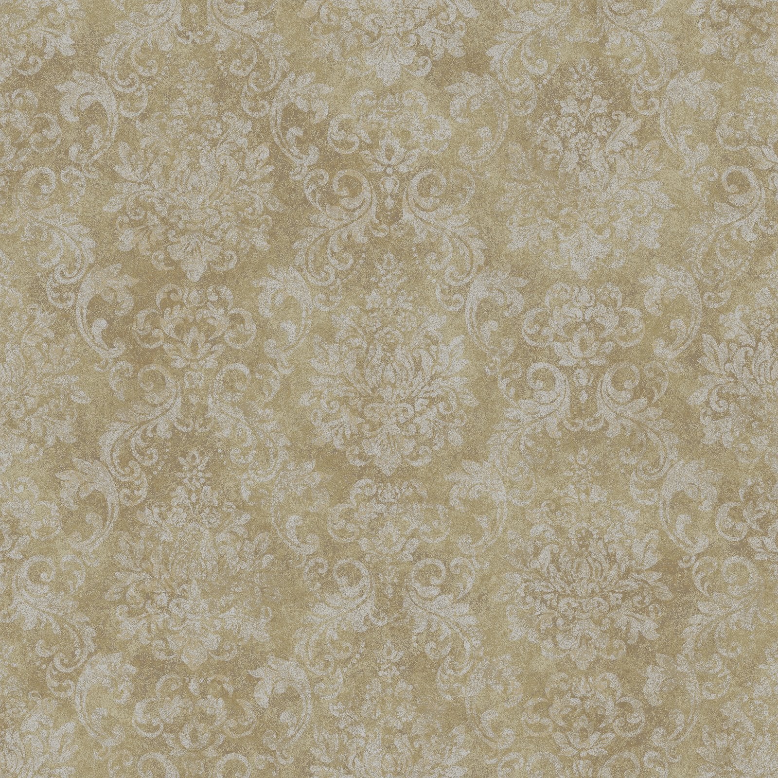 Special Damask wallpaper in gold color - pattern number G68089 - by Galerie in the Special FX 2 collection