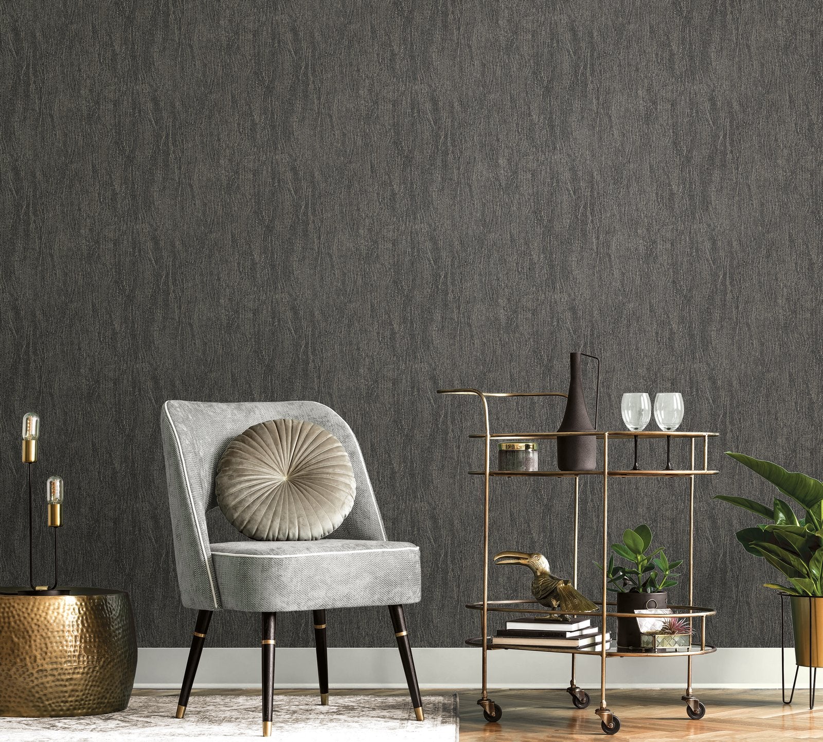 Special Skin wallpaper in black color - pattern number G68101 - by Galerie in the Special FX 2 collection