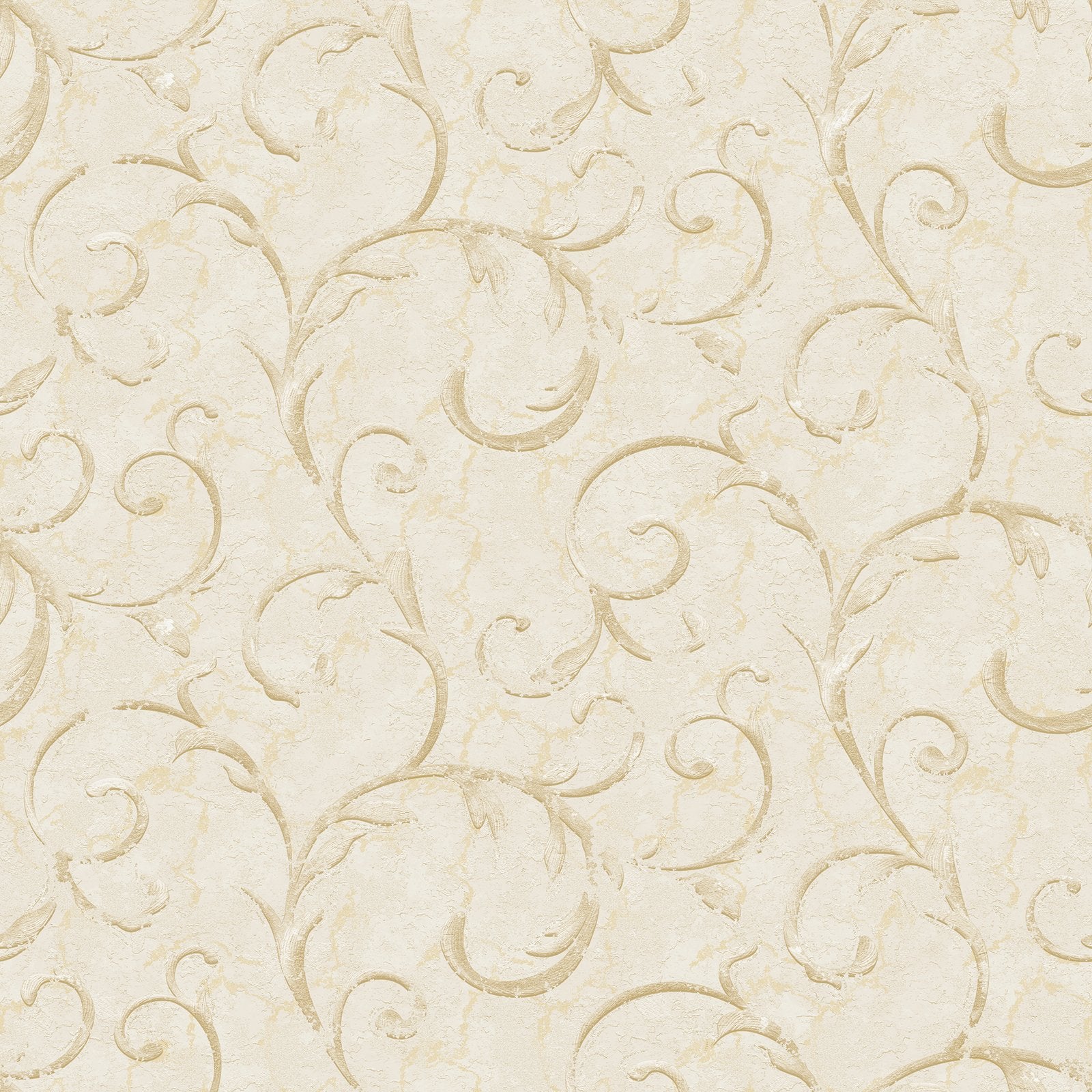 Palazzo Scroll wallpaper in beige color - pattern number G68673 - by Galerie in the Palazzo 2 collection