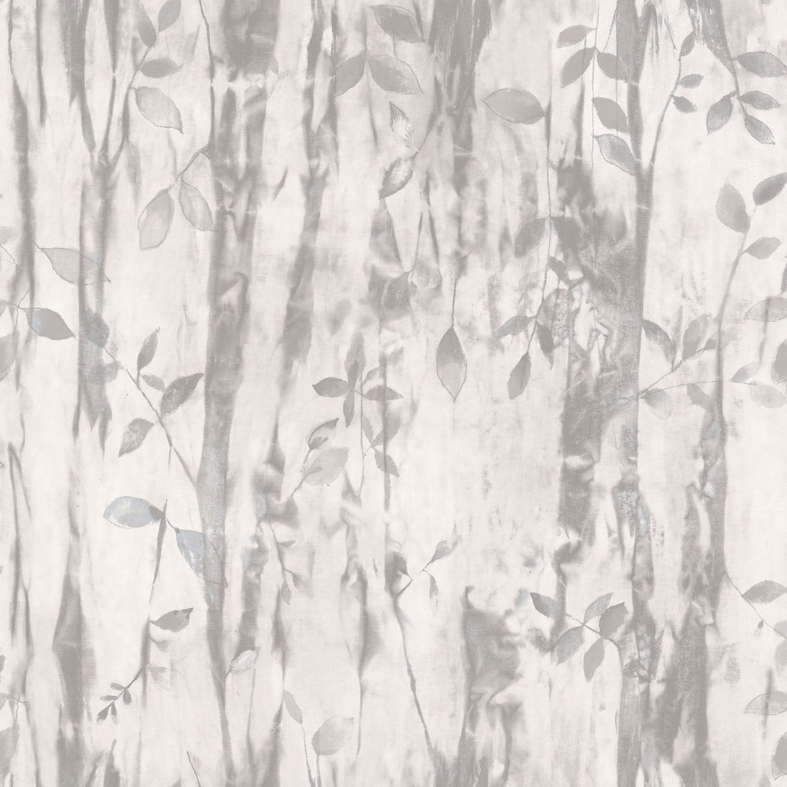Batik Leaves wallpaper in silver grey color - pattern number G78233 - by Galerie in the Atmosphere collection
