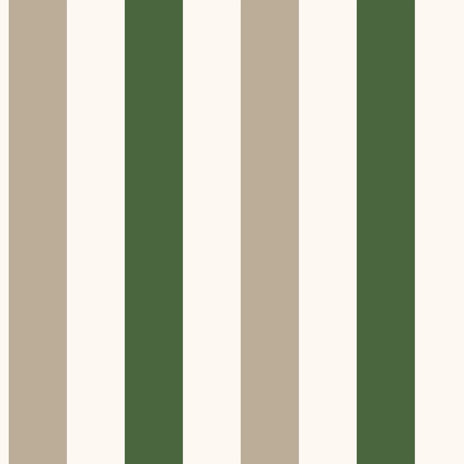 2 color Awning Stripe Wallpaper in Green color - pattern number G78550 - by Galerie in the Kids and Teens collection