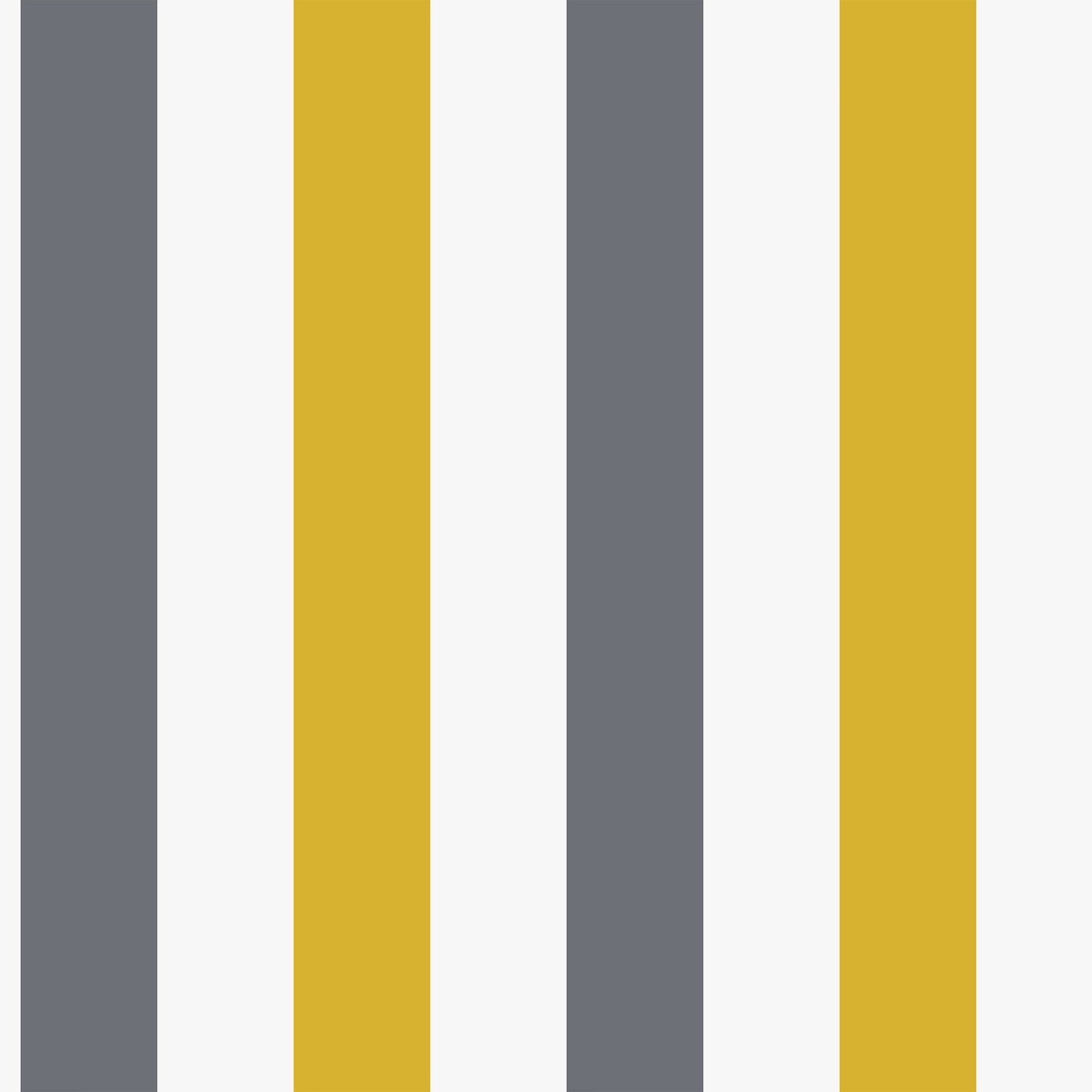 2 color Awning Stripe Wallpaper in Yellow color - pattern number G78551 - by Galerie in the Kids and Teens collection