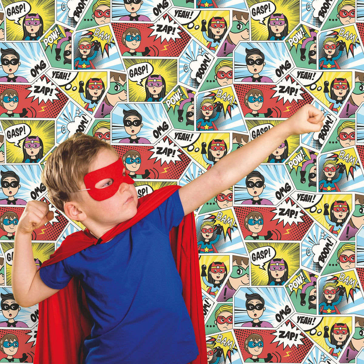 Comics Wallpaper in Multi-colored color - pattern number G78557 - by Galerie in the Kids and Teens collection