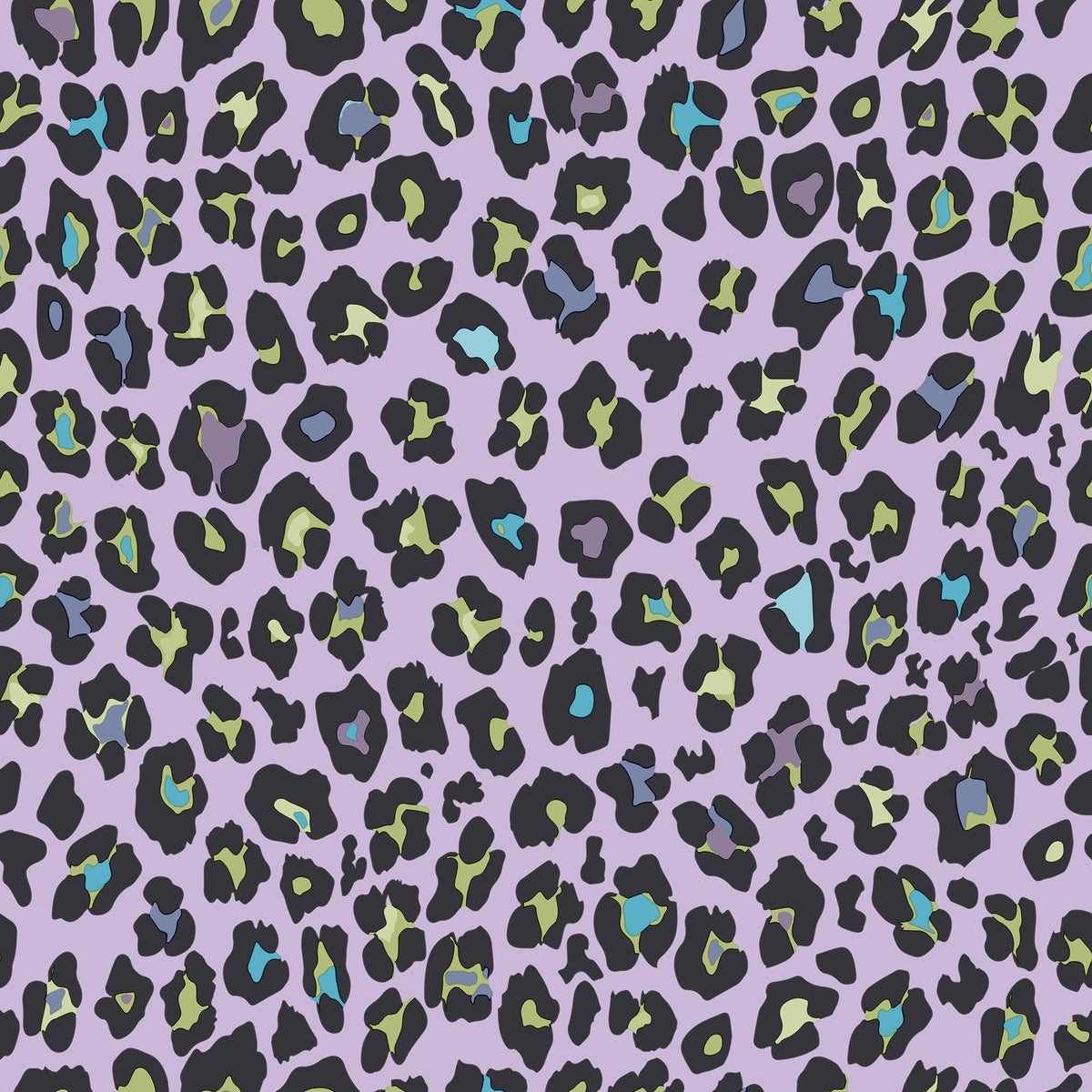 Fun Leopard Wallpaper in Purple color - pattern number G78566 - by Galerie in the Kids and Teens collection
