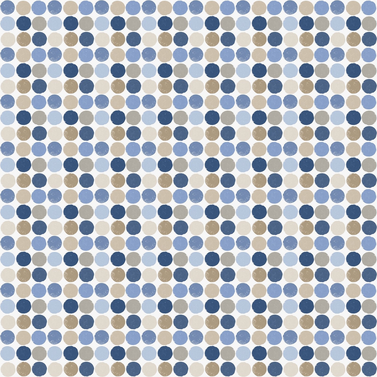 Penny Dots Wallpaper in Blue color - pattern number G78578 - by Galerie in the Kids and Teens collection