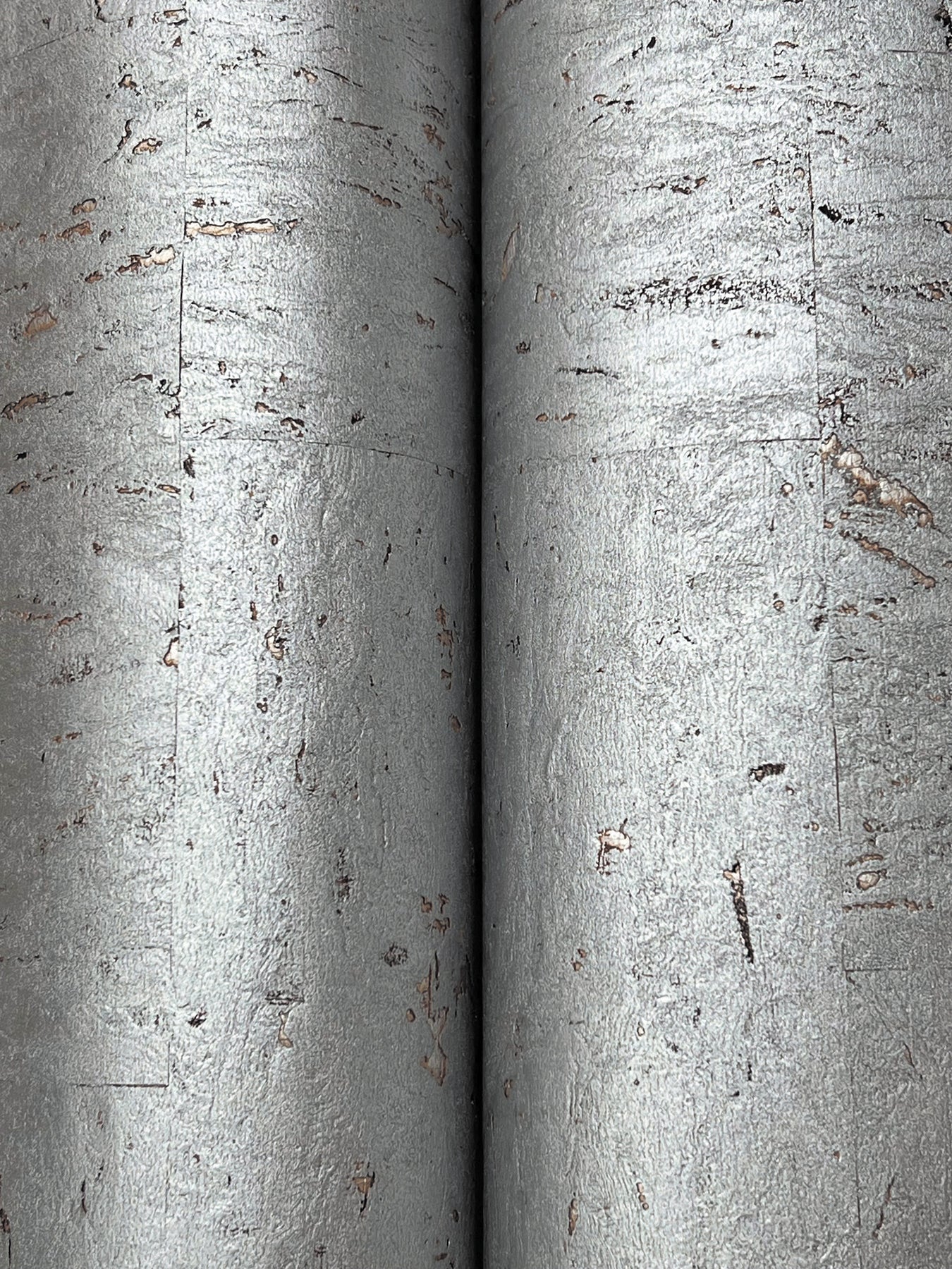 Caldera Cork wallpaper in steel color - pattern number GRL88369 - by Ronald Redding in the Natural Palette Resource collection