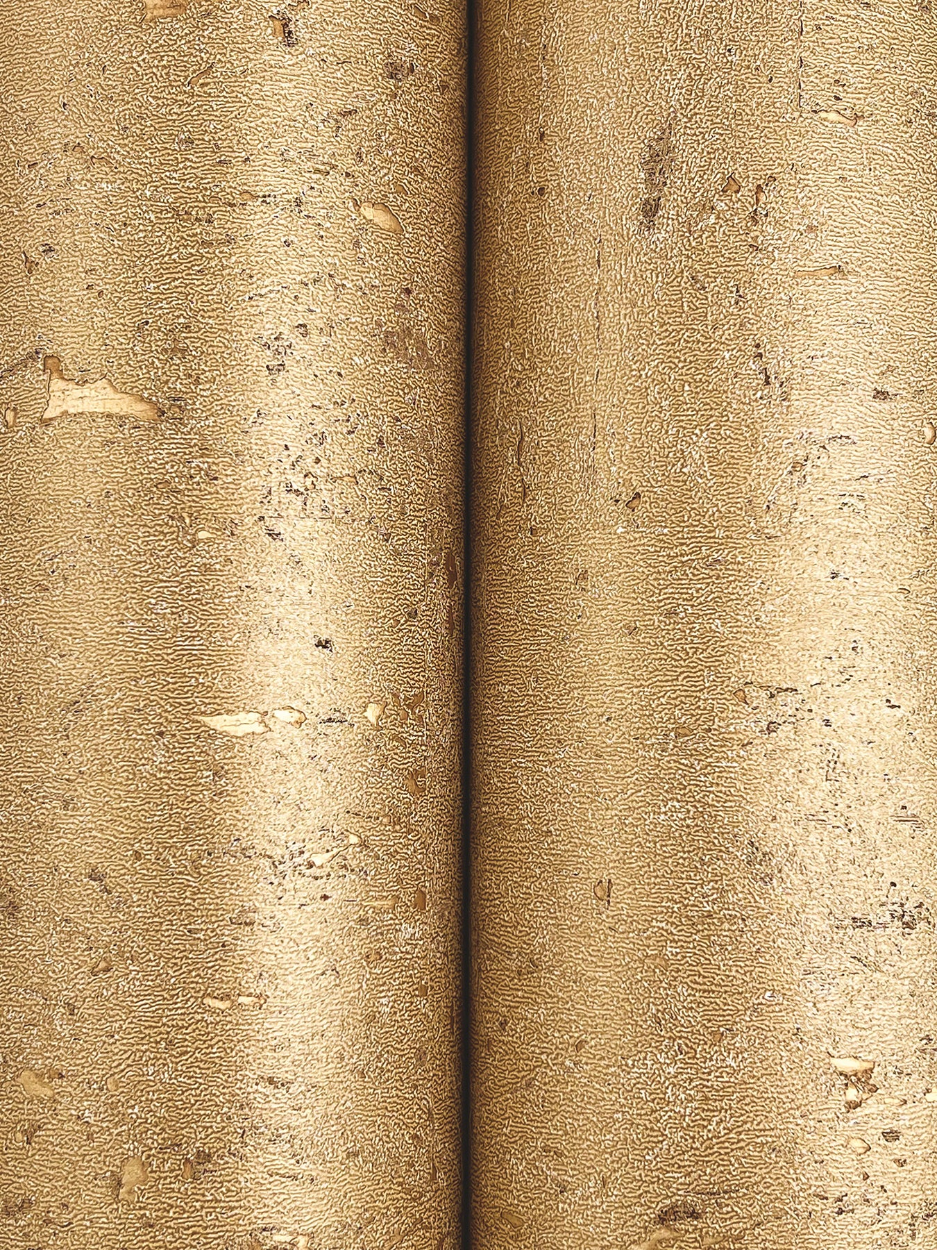Caldera Cork wallpaper in antique gold color - pattern number GRL88374 - by Ronald Redding in the Natural Palette Resource collection