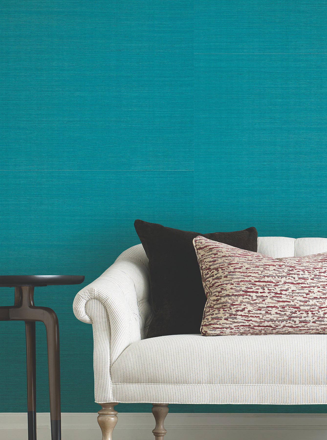 Maguey Sisal wallpaper in lagoon color - pattern number GV0155NW - by Ronald Redding in the Natural Palette Resource collection