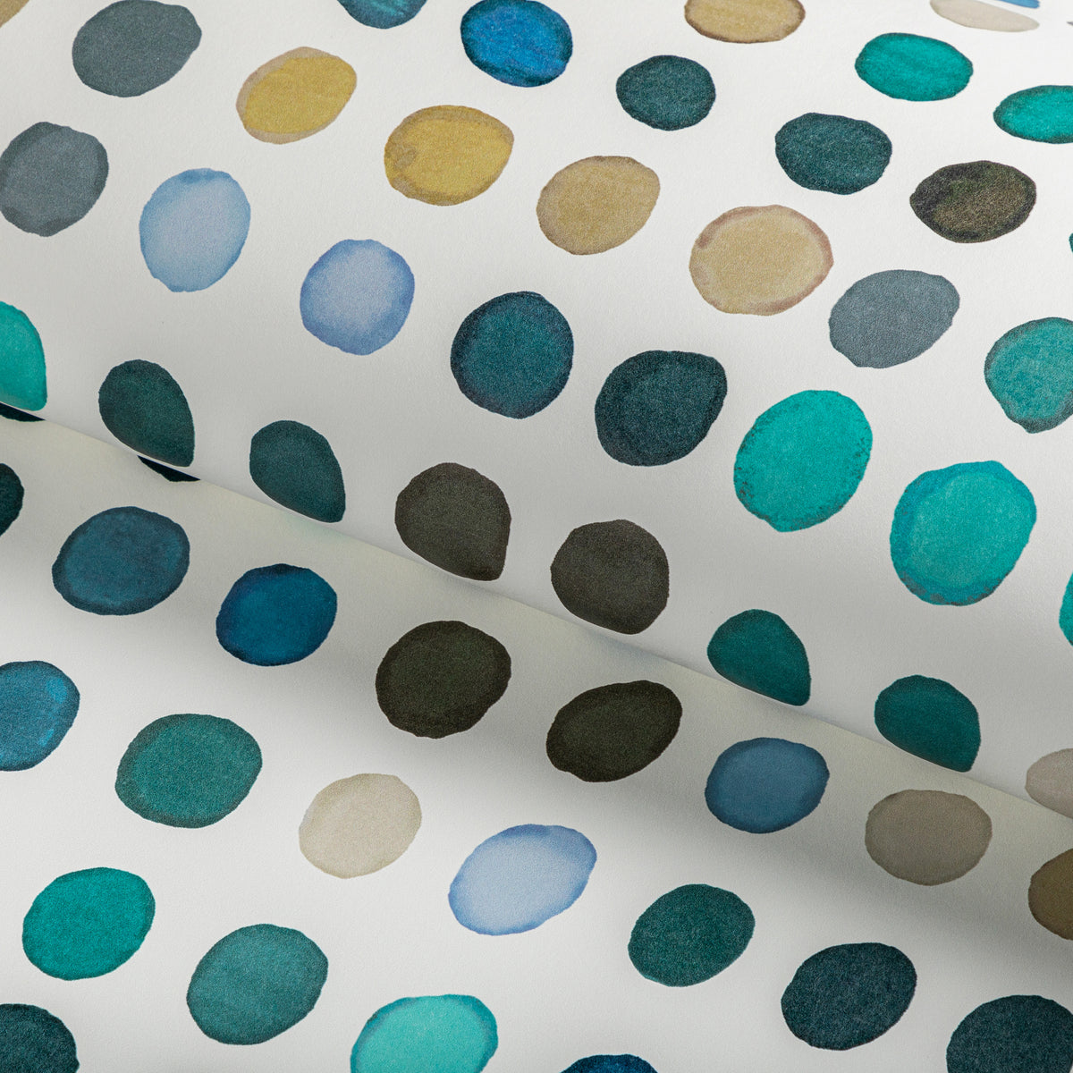Twister Wallpaper in Denim/Aqua color - pattern number GWP-3726.355.0 - by Lee Jofa Modern in the Rhapsody collection