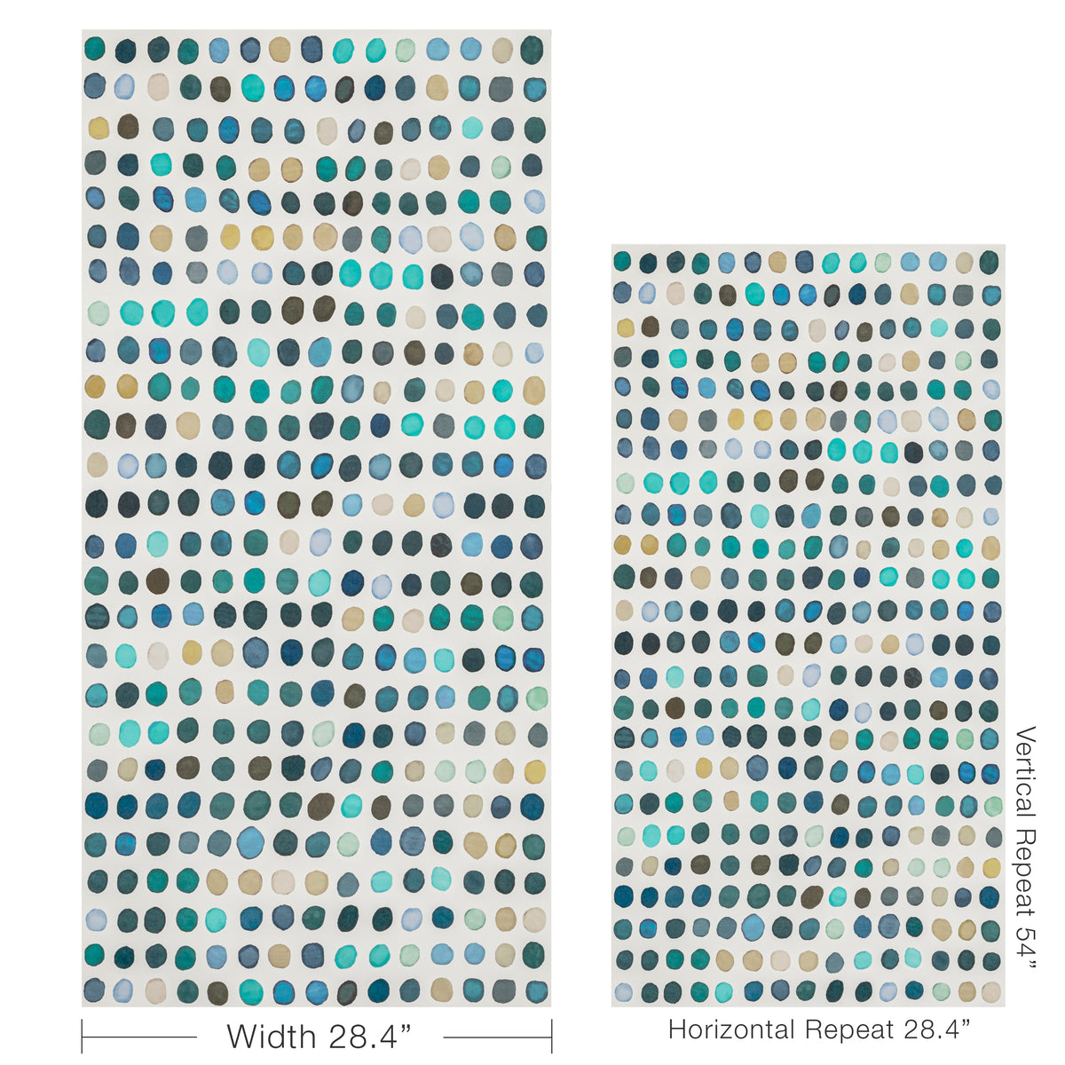 Twister Wallpaper in Denim/Aqua color - pattern number GWP-3726.355.0 - by Lee Jofa Modern in the Rhapsody collection