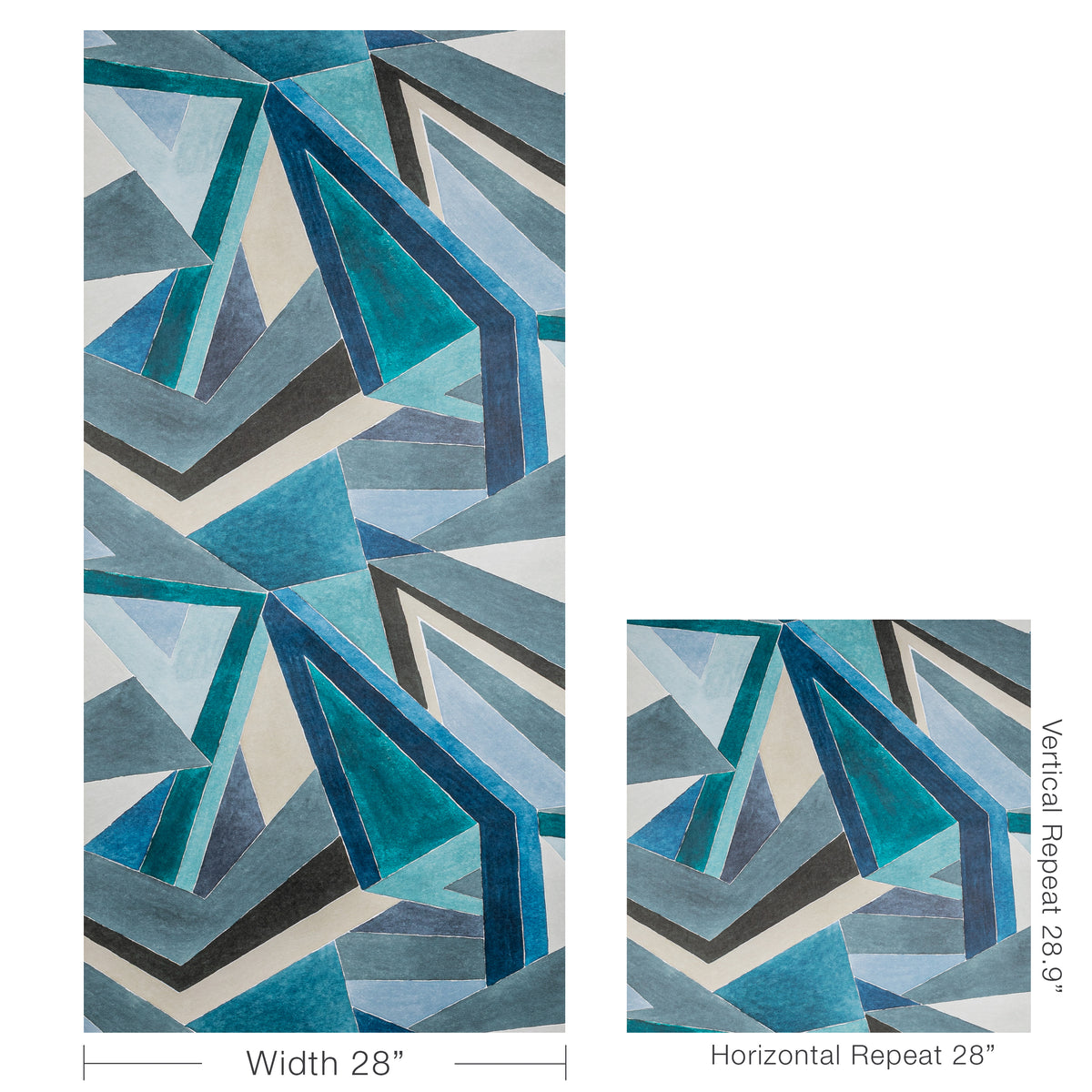 Roulade Wallpaper in Navy/Teal color - pattern number GWP-3727.355.0 - by Lee Jofa Modern in the Rhapsody collection