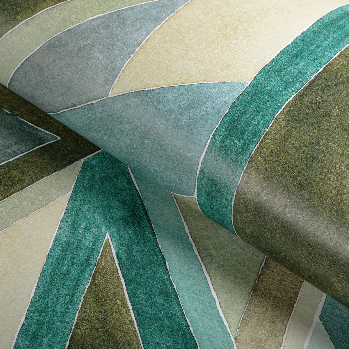 Roulade Wallpaper in Aqua/Dune color - pattern number GWP-3727.635.0 - by Lee Jofa Modern in the Rhapsody collection