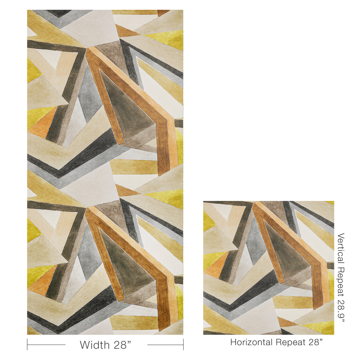 Roulade Wallpaper in Citron/Stone color - pattern number GWP-3727.640.0 - by Lee Jofa Modern in the Rhapsody collection