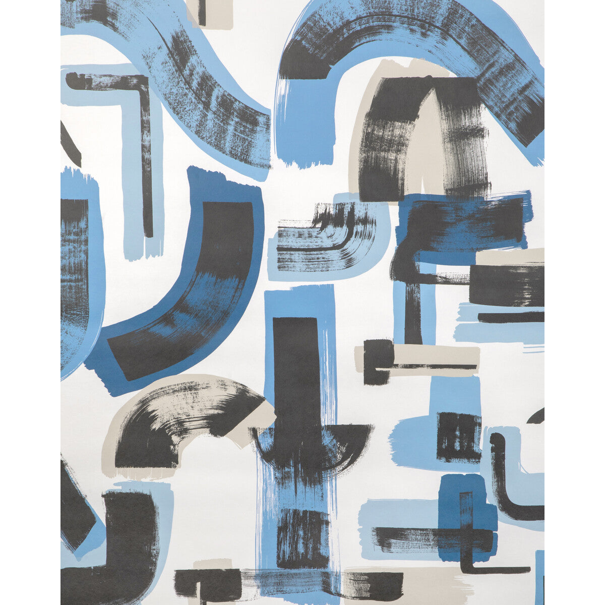 Bleecker Paper wallpaper in capri navy color - pattern number GWP-3738.155.0 - by Lee Jofa Modern in the Soho Wallcovering collection