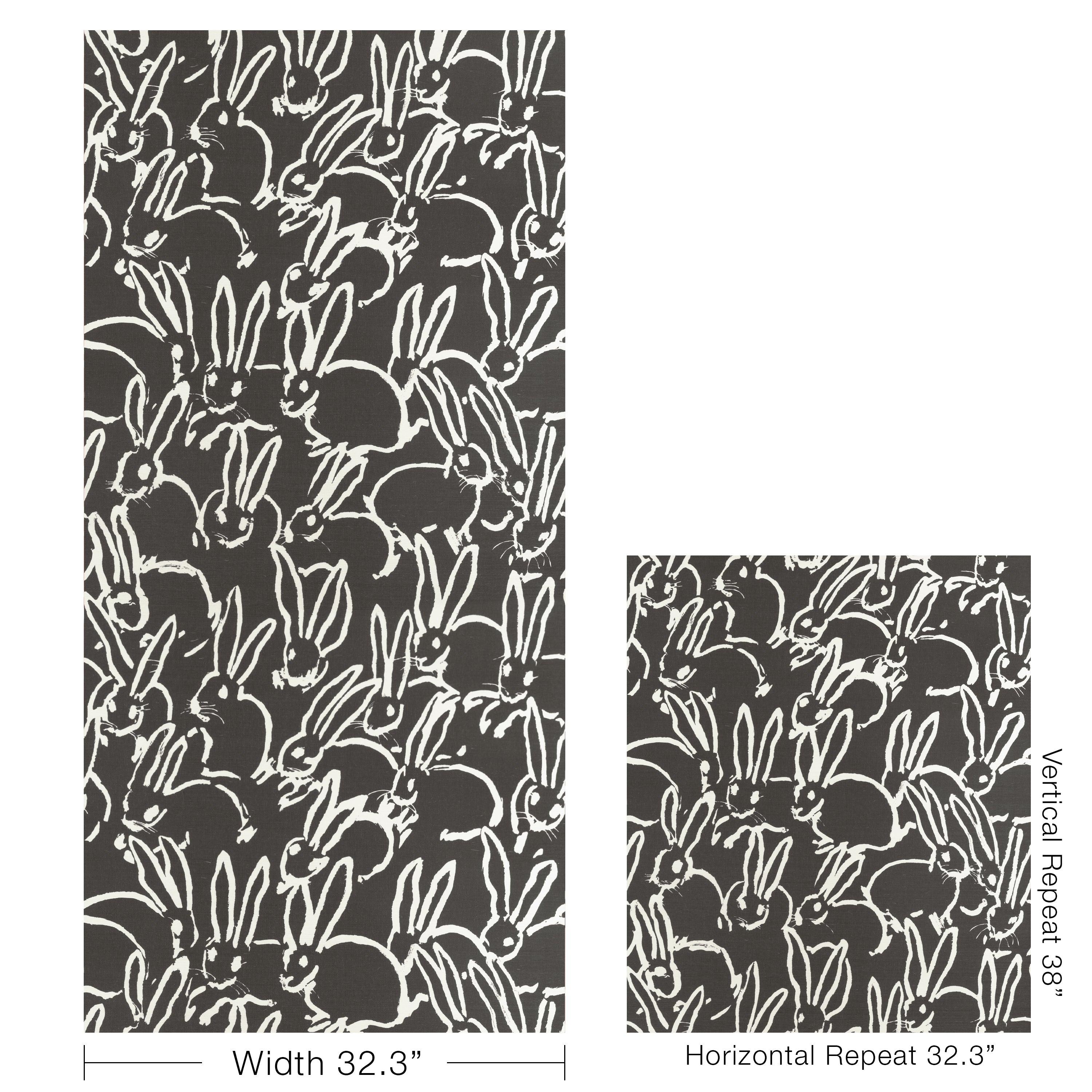 Hula Sisal Wallpaper in Ink color - pattern number GWP-3748.8.0 - by Lee Jofa Modern in the Hunt Slonem Belle Terre collection