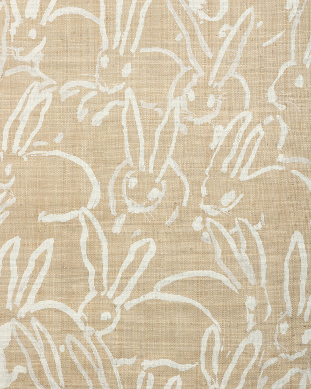 Hutch Raffia Wallpaper in Ivory color - pattern number GWP-3750.161.0 - by Lee Jofa Modern in the Hunt Slonem Belle Terre collection