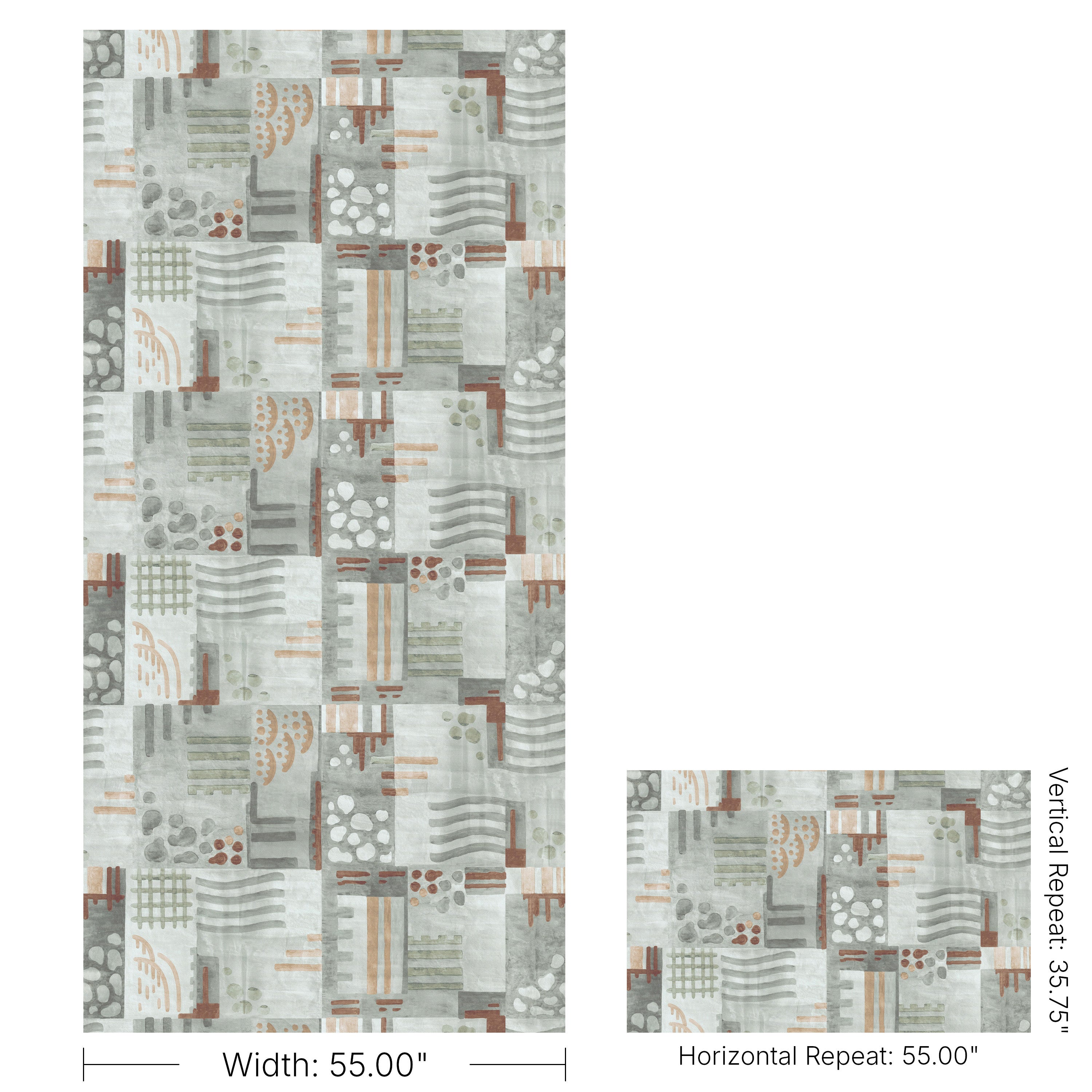 Veda Wallpaper in patina color - pattern number GWP-3753.324.0 - by Lee Jofa Modern in the Kelly Wearstler Tela collection