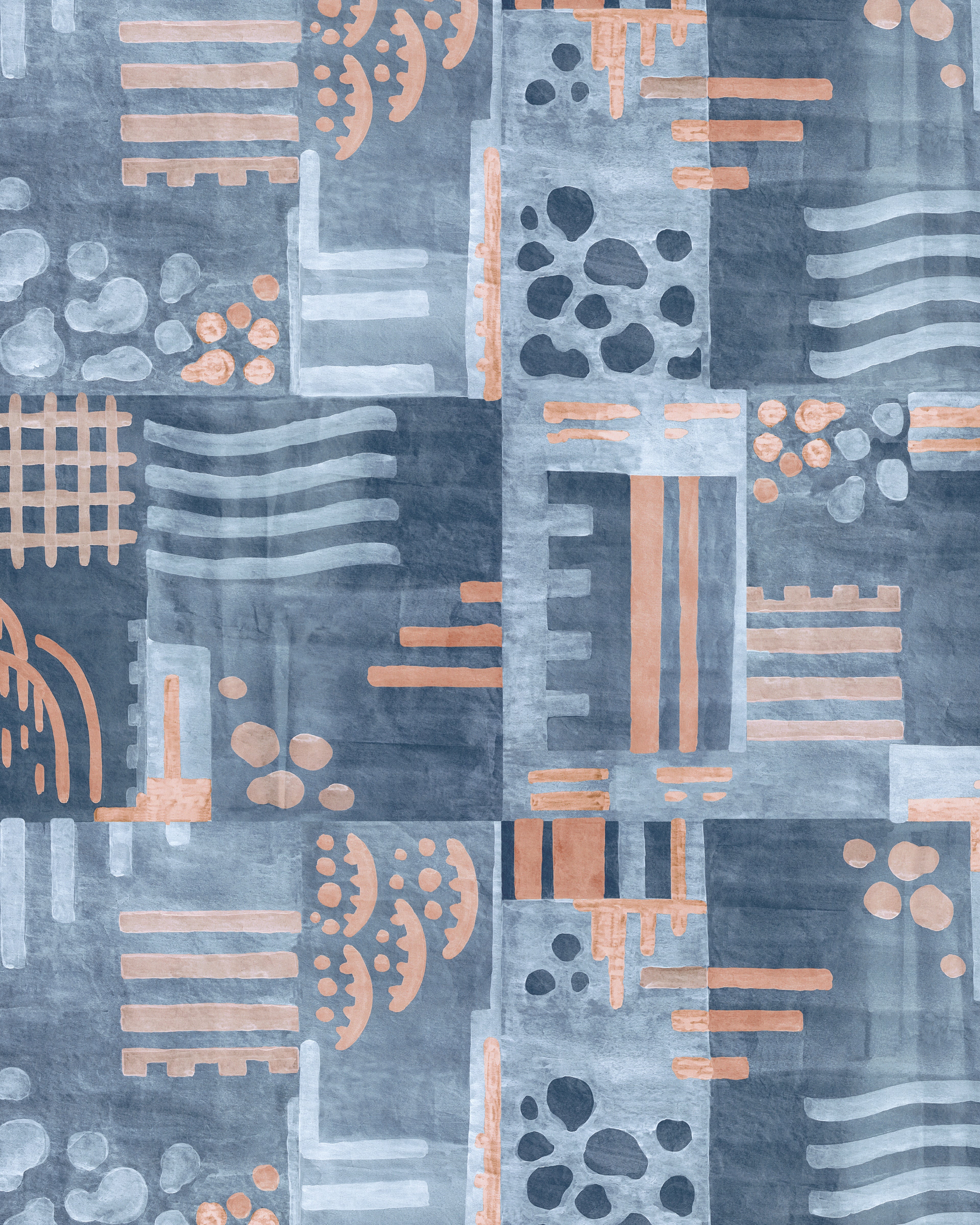 Veda Wallpaper in mineral color - pattern number GWP-3753.517.0 - by Lee Jofa Modern in the Kelly Wearstler Tela collection