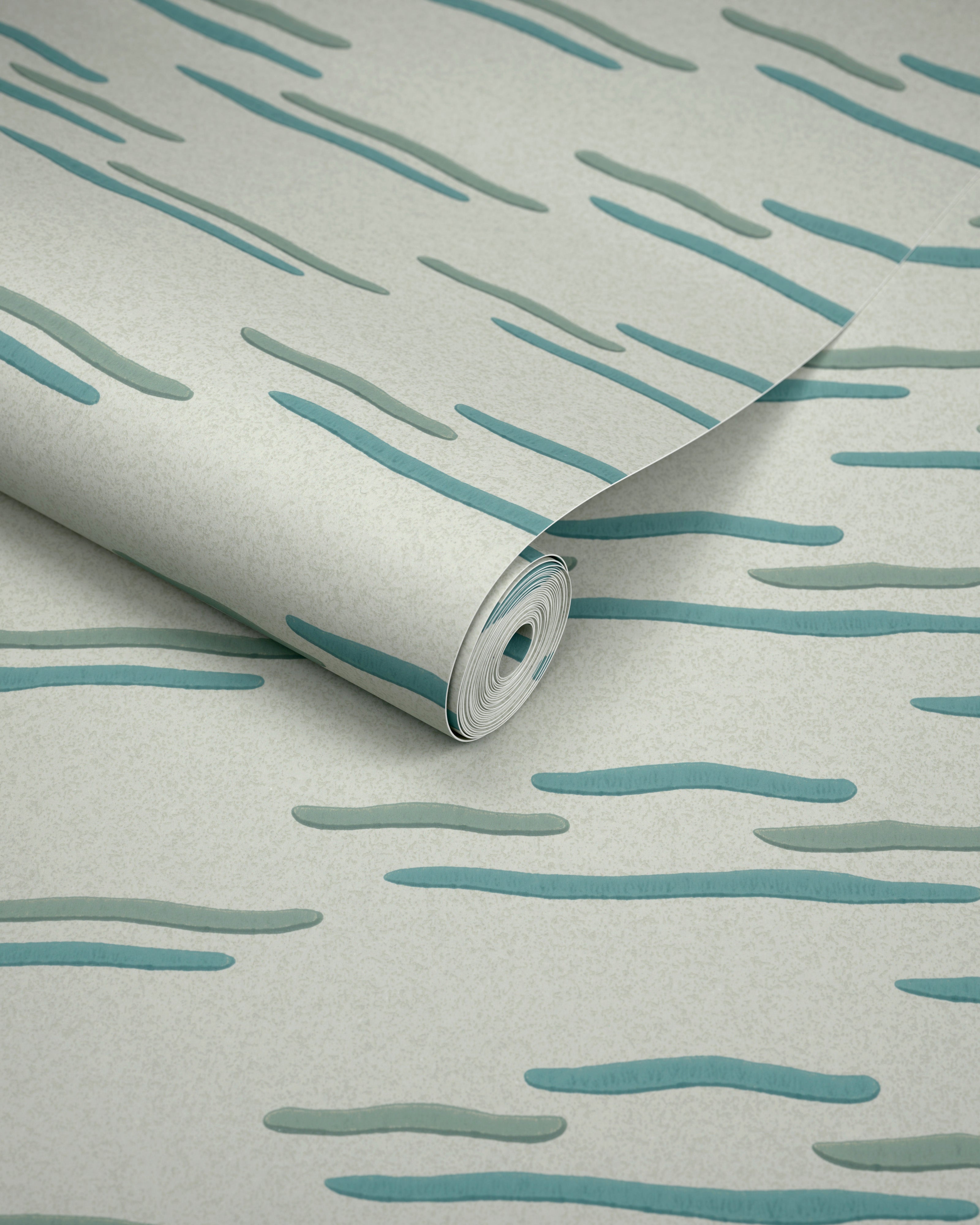 Mar Paper Wallpaper in seaglass color - pattern number GWP-3755.33.0 - by Lee Jofa Modern in the Kelly Wearstler Tela collection