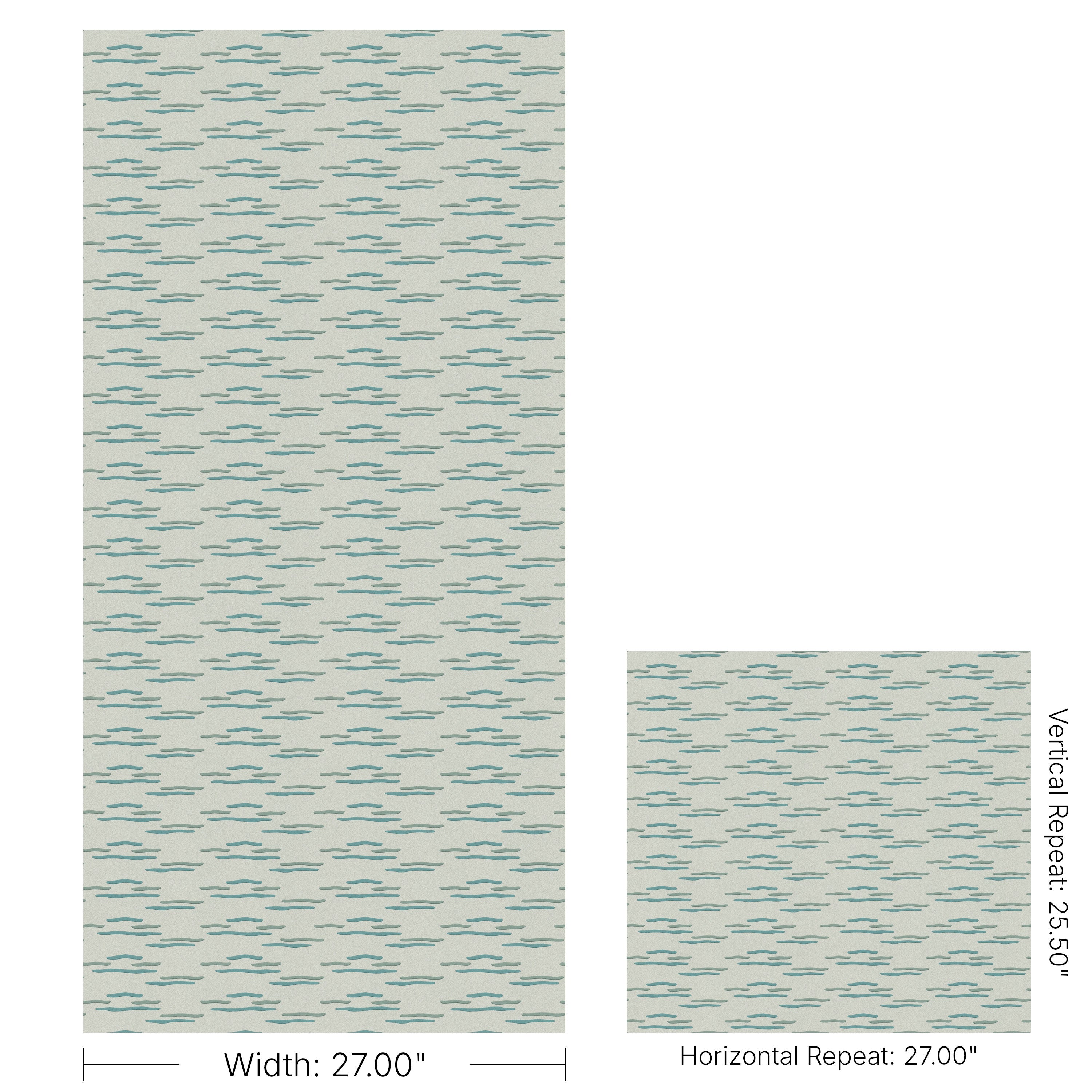 Mar Paper Wallpaper in seaglass color - pattern number GWP-3755.33.0 - by Lee Jofa Modern in the Kelly Wearstler Tela collection