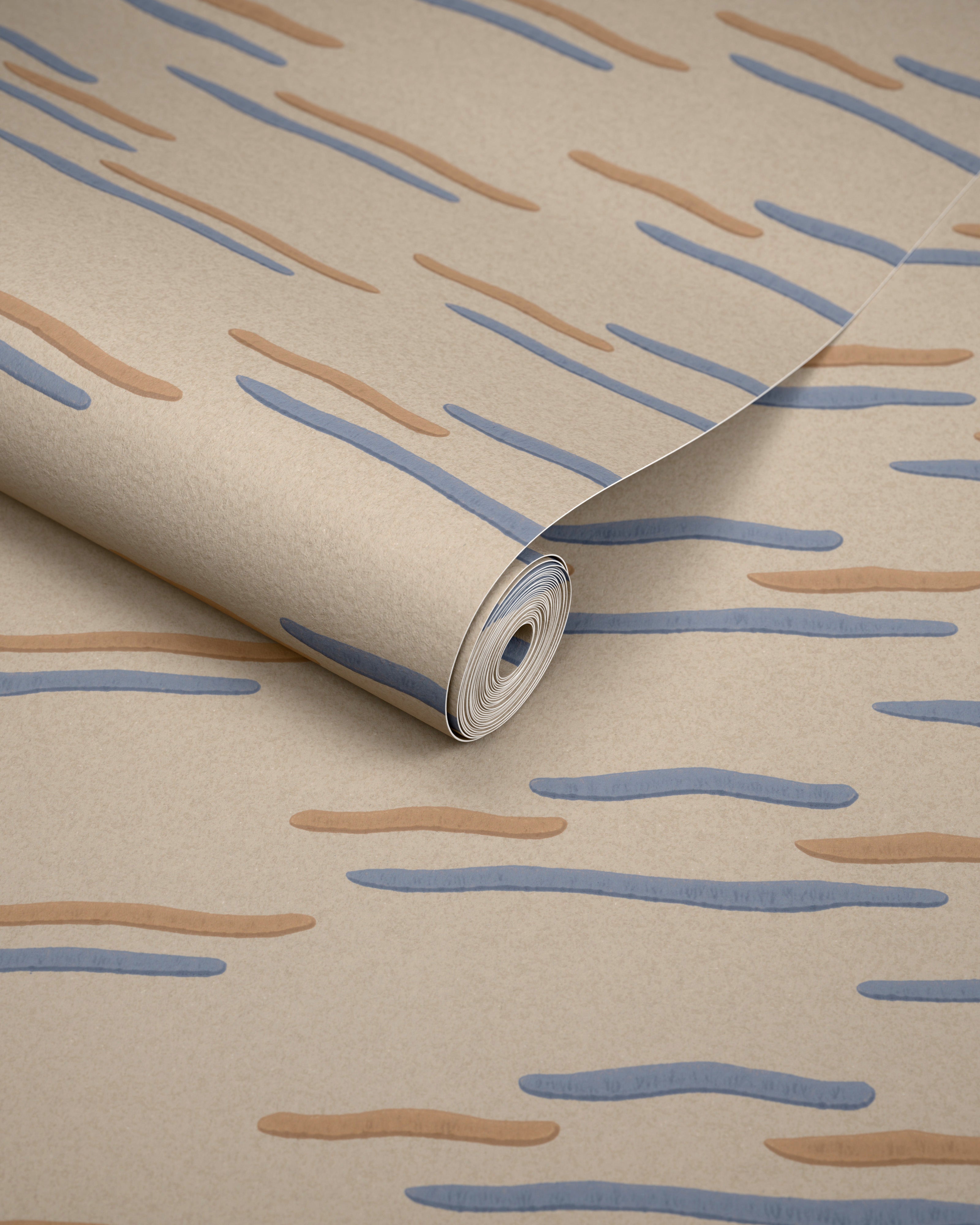 Mar Paper Wallpaper in sahara color - pattern number GWP-3755.421.0 - by Lee Jofa Modern in the Kelly Wearstler Tela collection