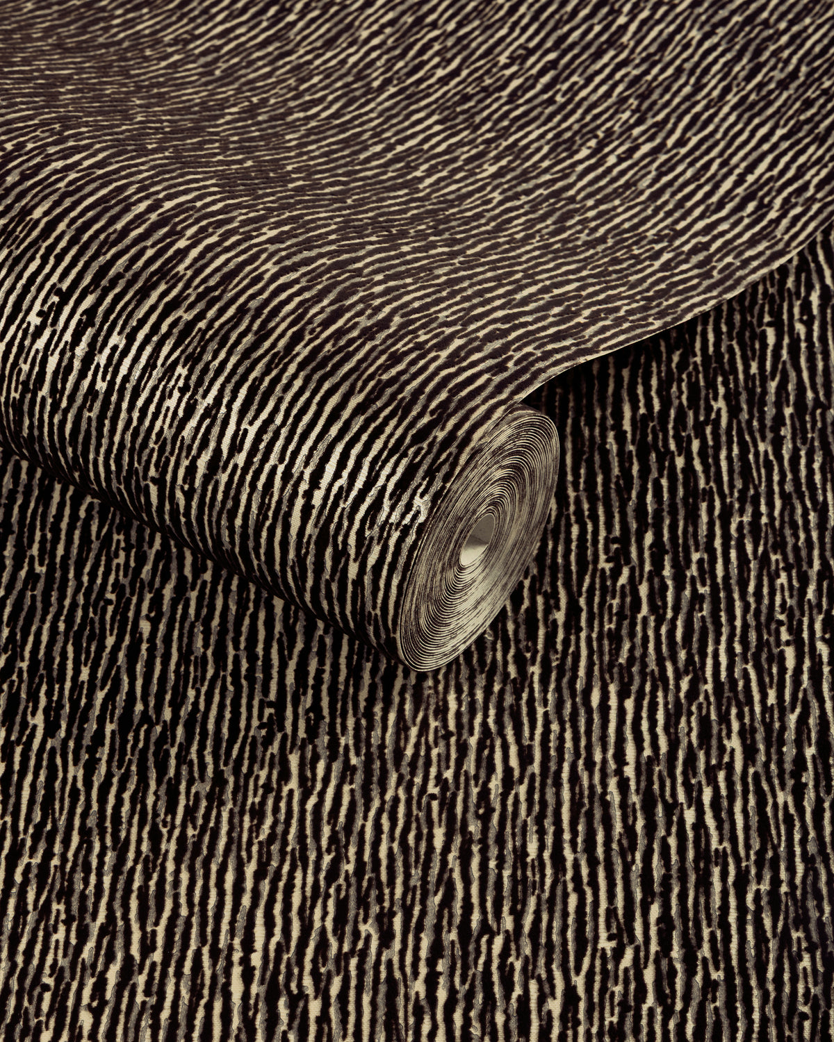 Maia Flock Wallpaper in Basalt color - pattern number GWP-3768.21.0 - by Lee Jofa in the Calista collection