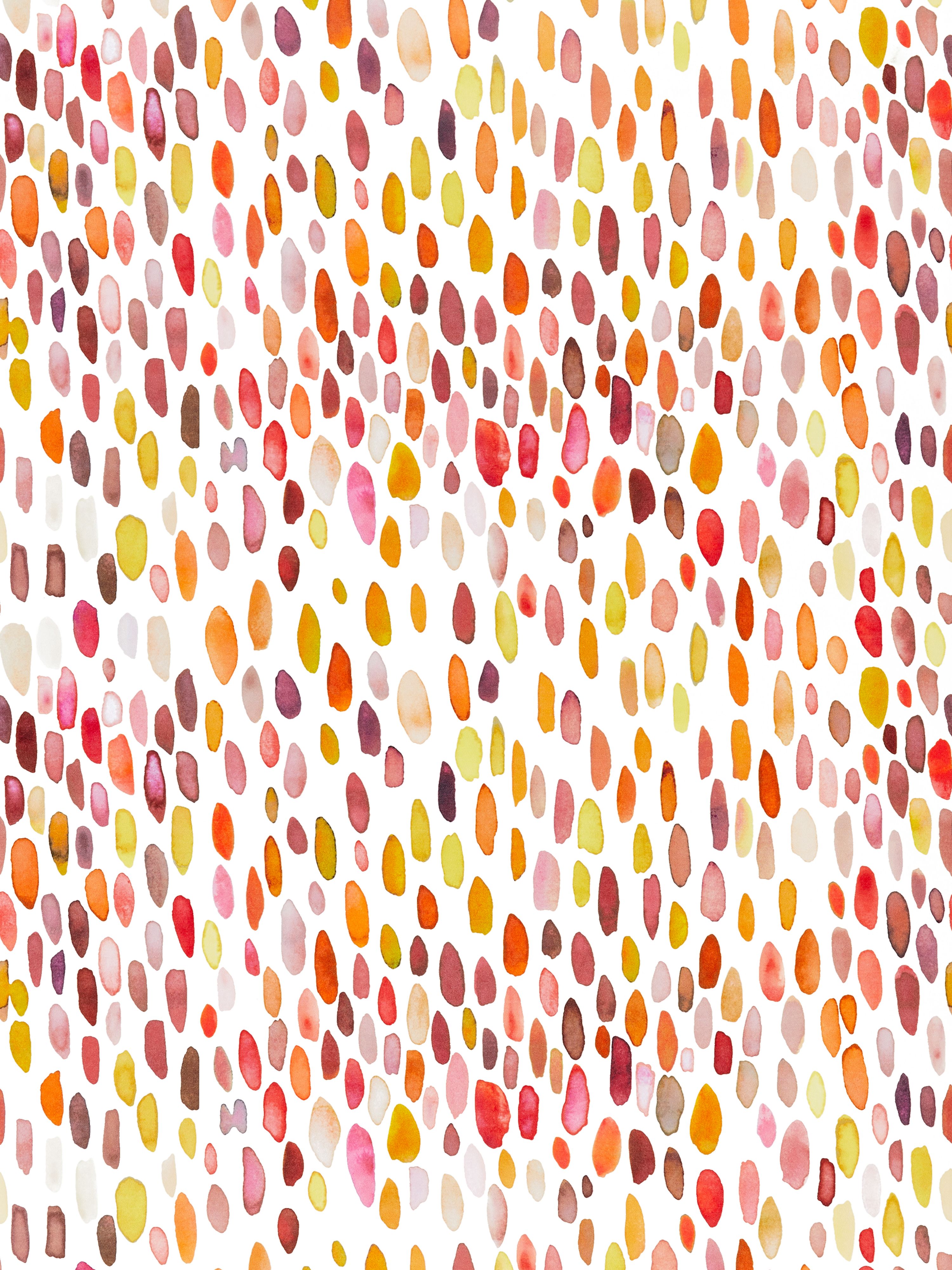 Jamboree wallpaper in berry lemonade color - pattern number GW 0004WP88507 - by Scalamandre in the collection
