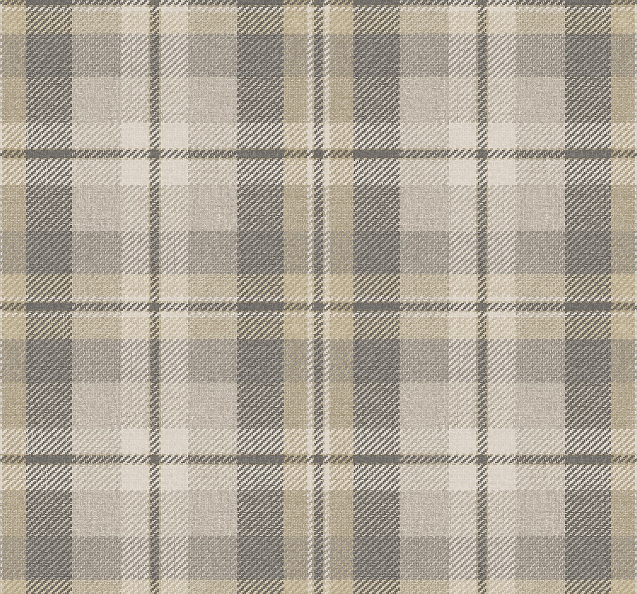 Thornbury Tailored Plaid Peel and Stick wallpaper in pavestone color - pattern number HG13108 - by NextWall in the Peel and Stick Wallpaper by Harry and Grace 5 collection