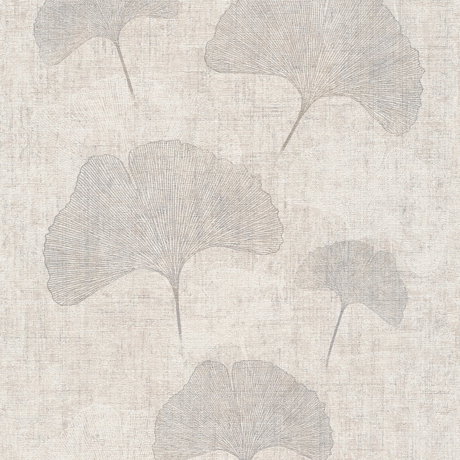 Tree Leaf Wallpaper in Beige color - pattern number HV41061 - by Galerie in the Havana 2 collection