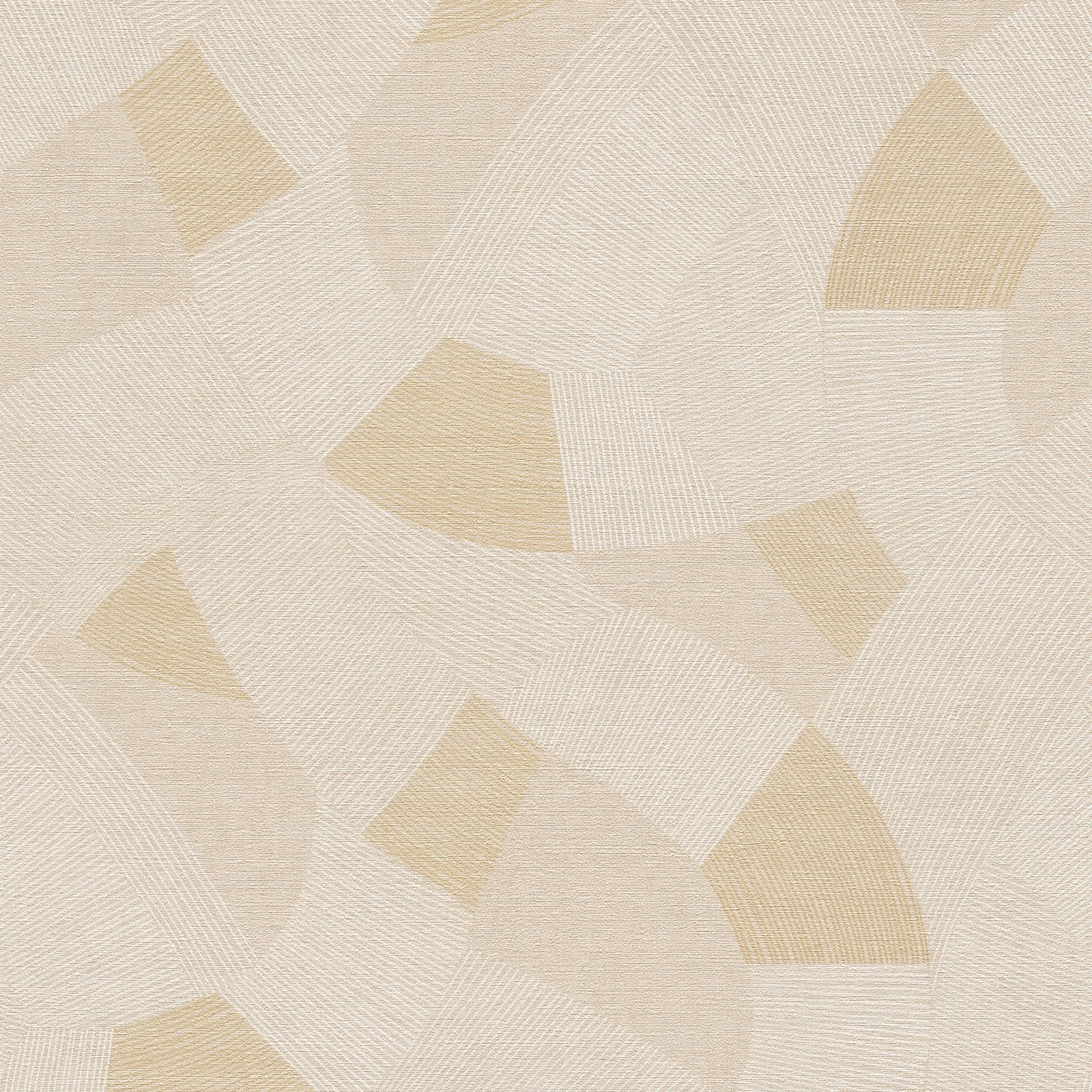 Geometric Wallpaper in Beige color - pattern number HV41072 - by Galerie in the Havana 2 collection