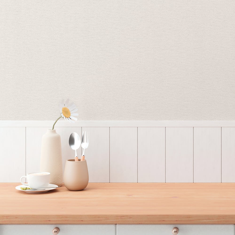 Plain Texture Wallpaper in Beige color - pattern number GG82111 - by Galerie in the Hygge Home collection