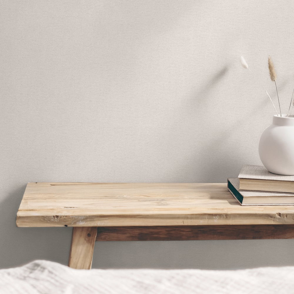 Plain Texture Wallpaper in Beige color - pattern number GG82112 - by Galerie in the Hygge Home collection
